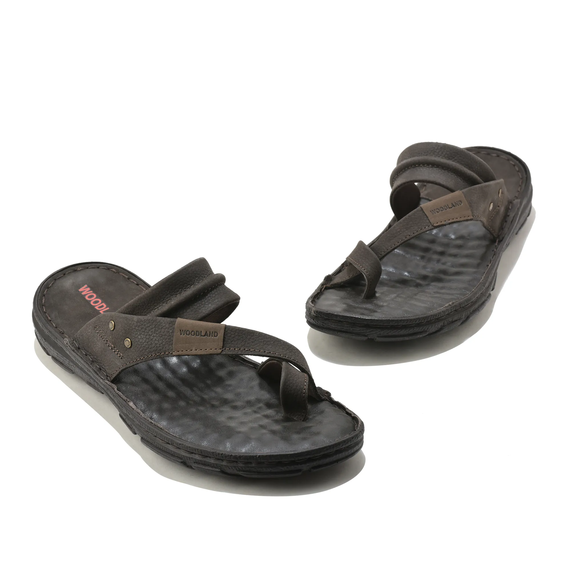 Men Russia Dark Brown Drift Comfort Slippers - Thumbnail 4