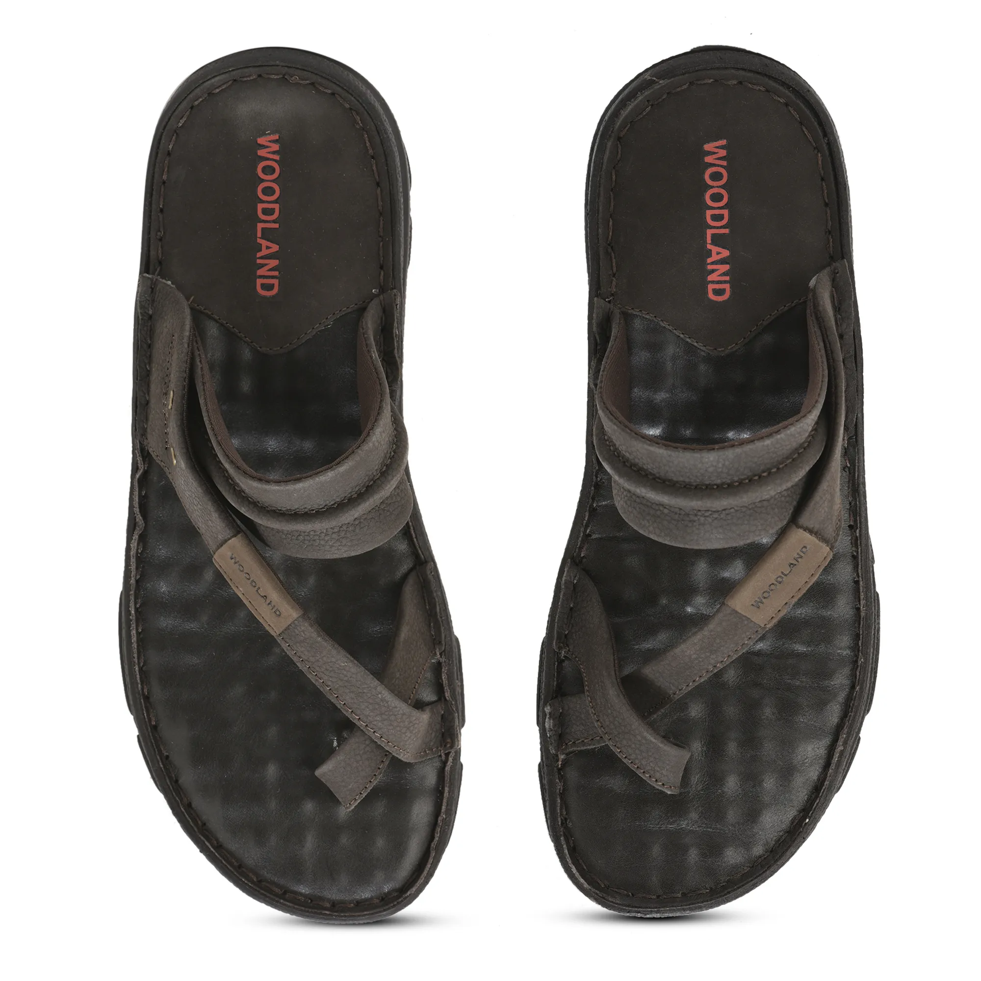 Men Russia Dark Brown Drift Comfort Slippers - Thumbnail 5