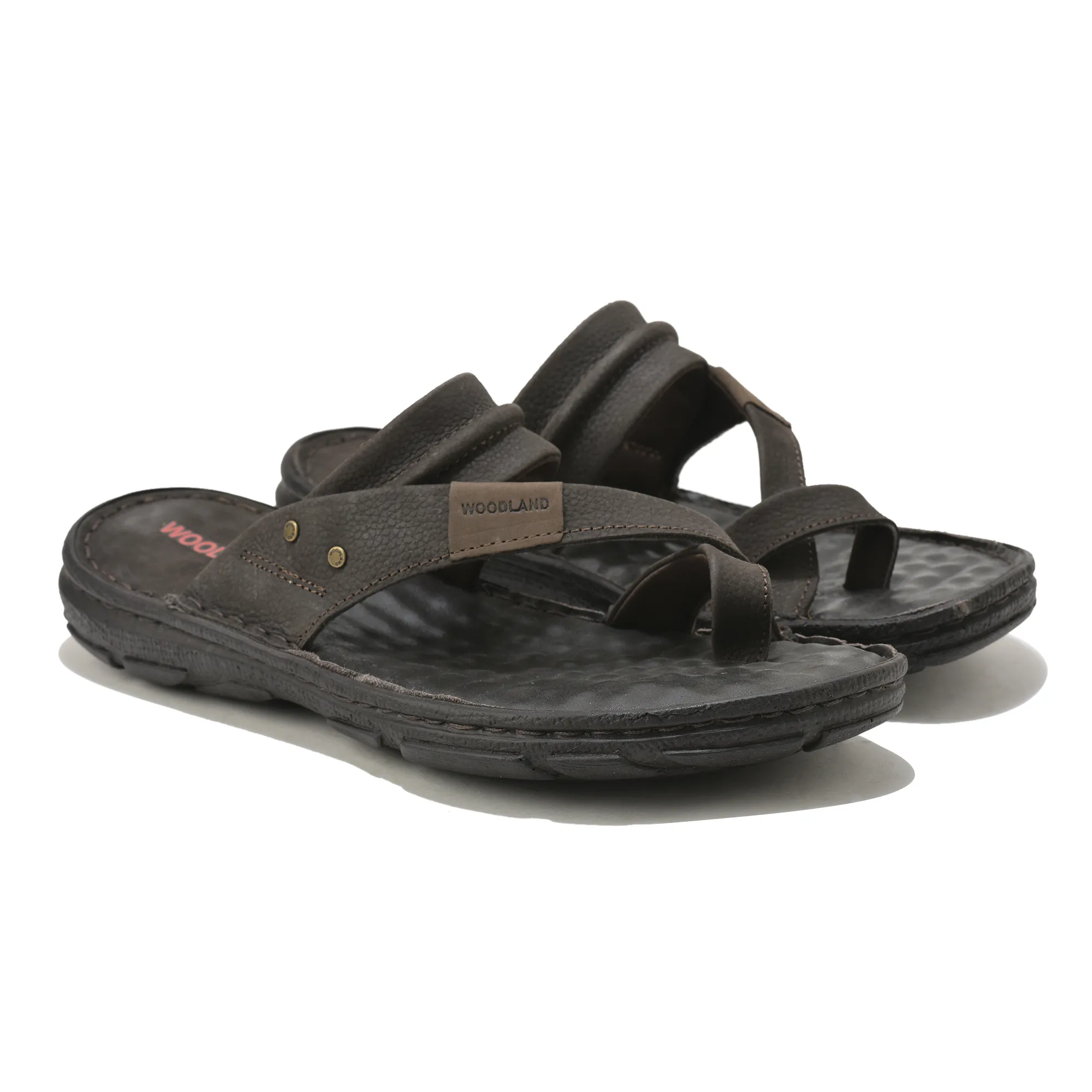 Men Russia Dark Brown Drift Comfort Slippers - Thumbnail 8