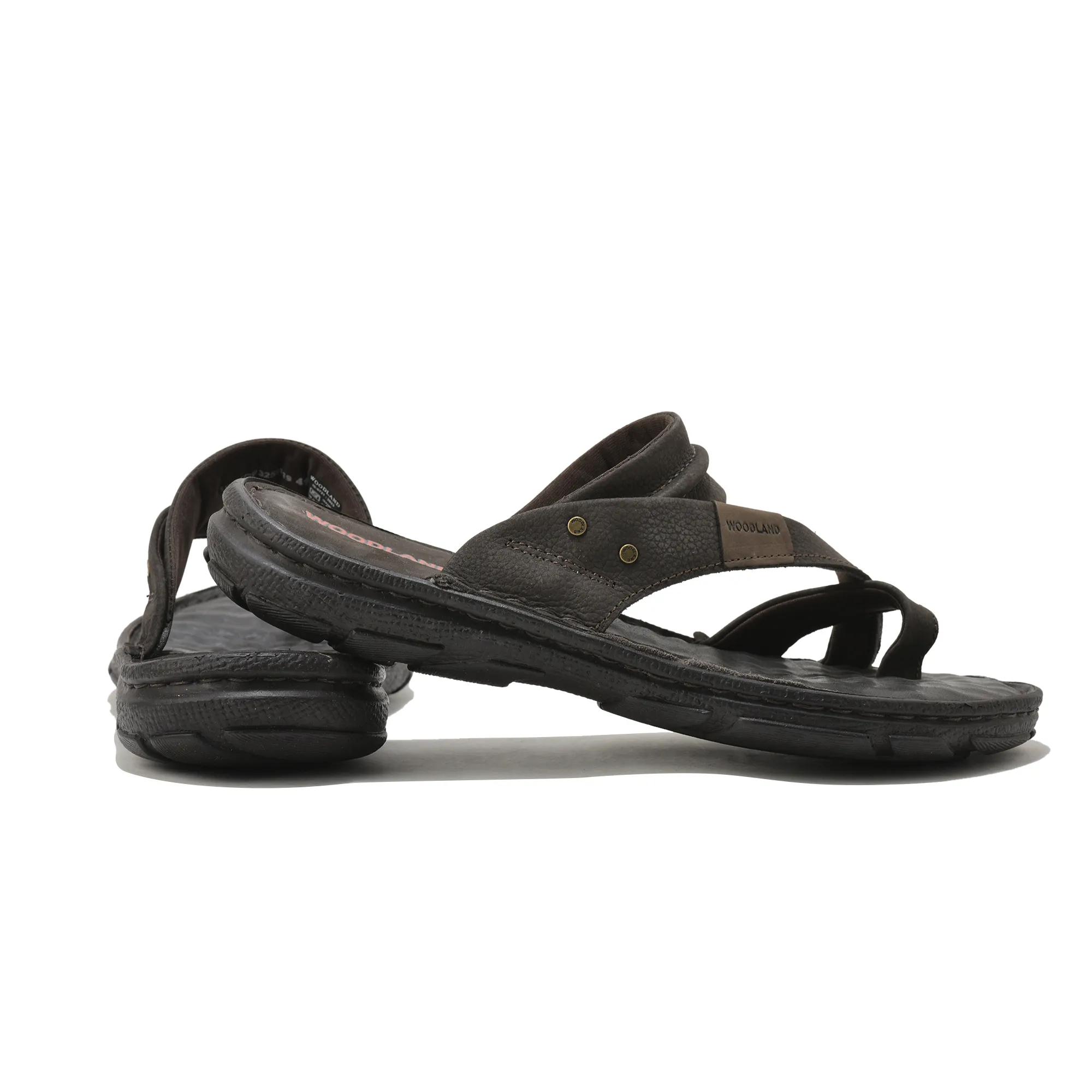 Men Russia Dark Brown Drift Comfort Slippers - Thumbnail 10
