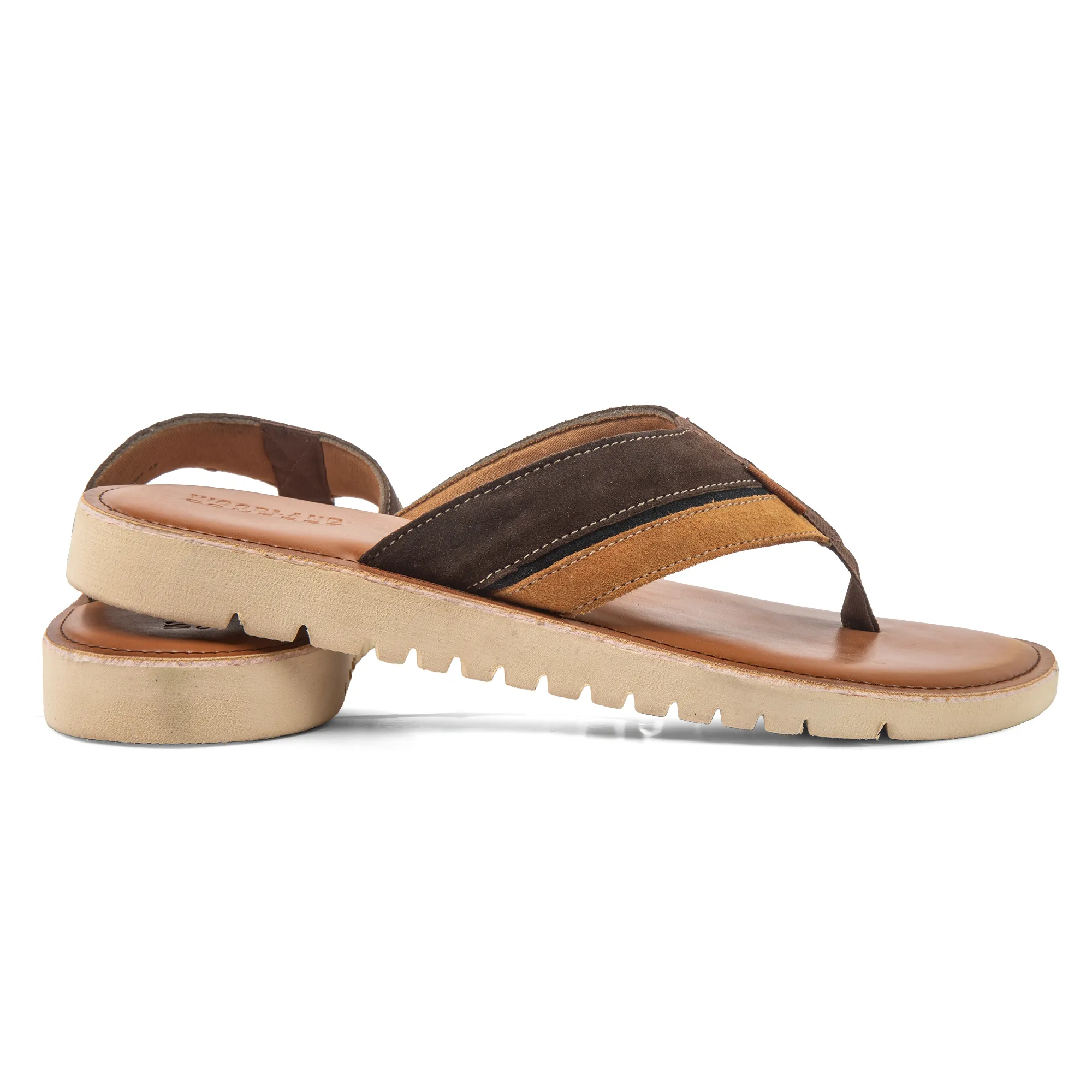 Woodland Smart brown slippers for men - Thumbnail 10