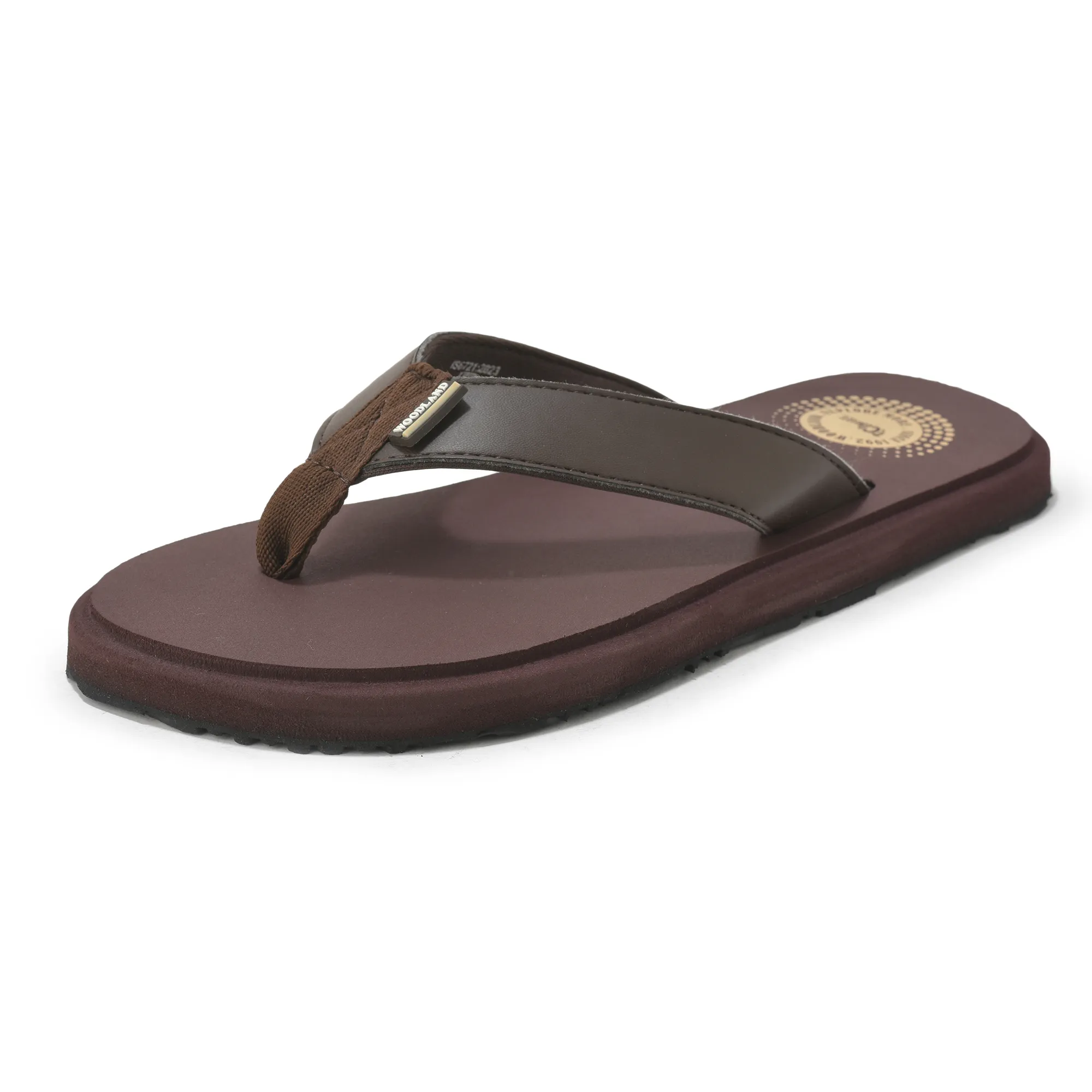Woodland Men’s Brown Everyday Grip Flip Flops - Thumbnail 11