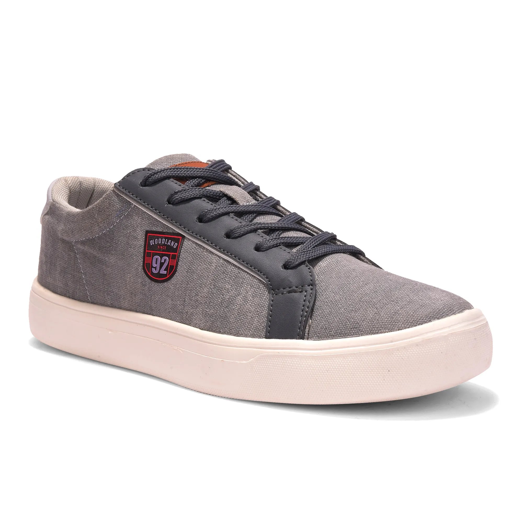 Woodland Men’s Grey Everyday Walk Shoes - Thumbnail 3