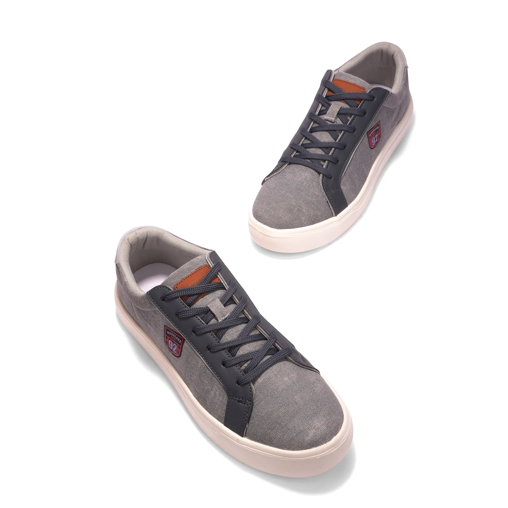 Woodland Men’s Grey Everyday Walk Shoes - Thumbnail 4