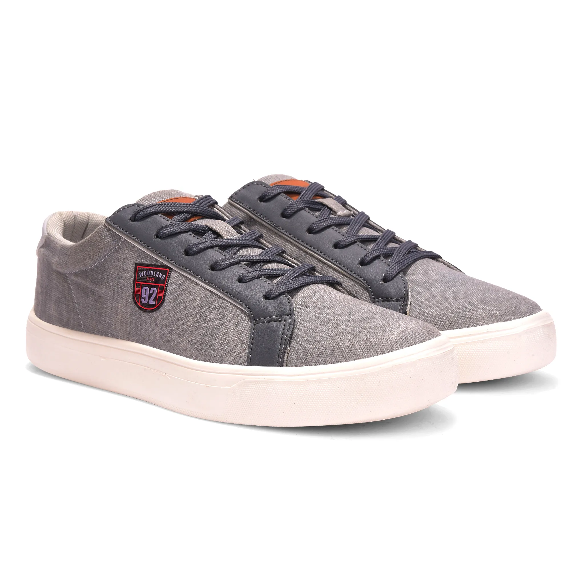 Woodland Men’s Grey Everyday Walk Shoes - Thumbnail 8