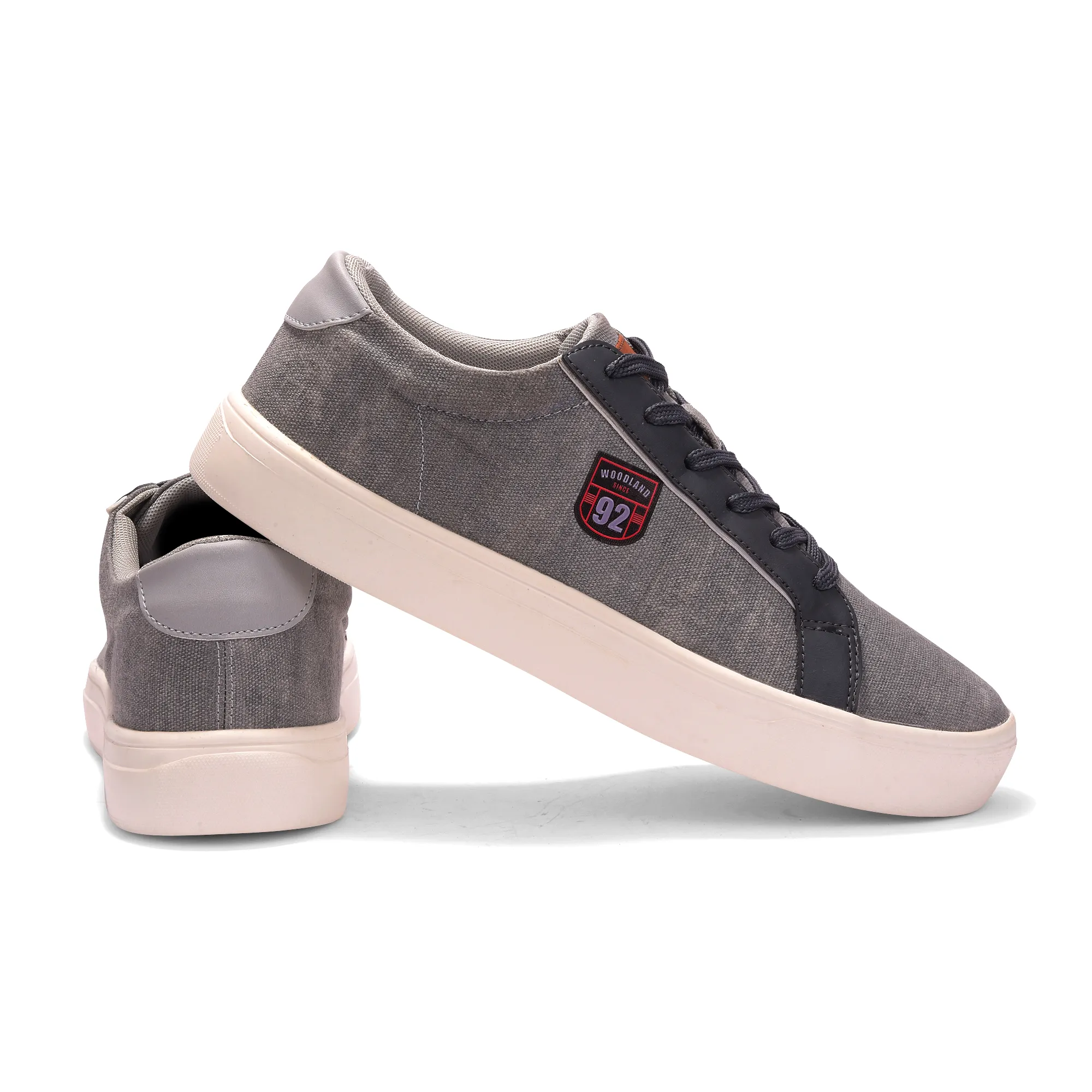 Woodland Men’s Grey Everyday Walk Shoes - Thumbnail 10