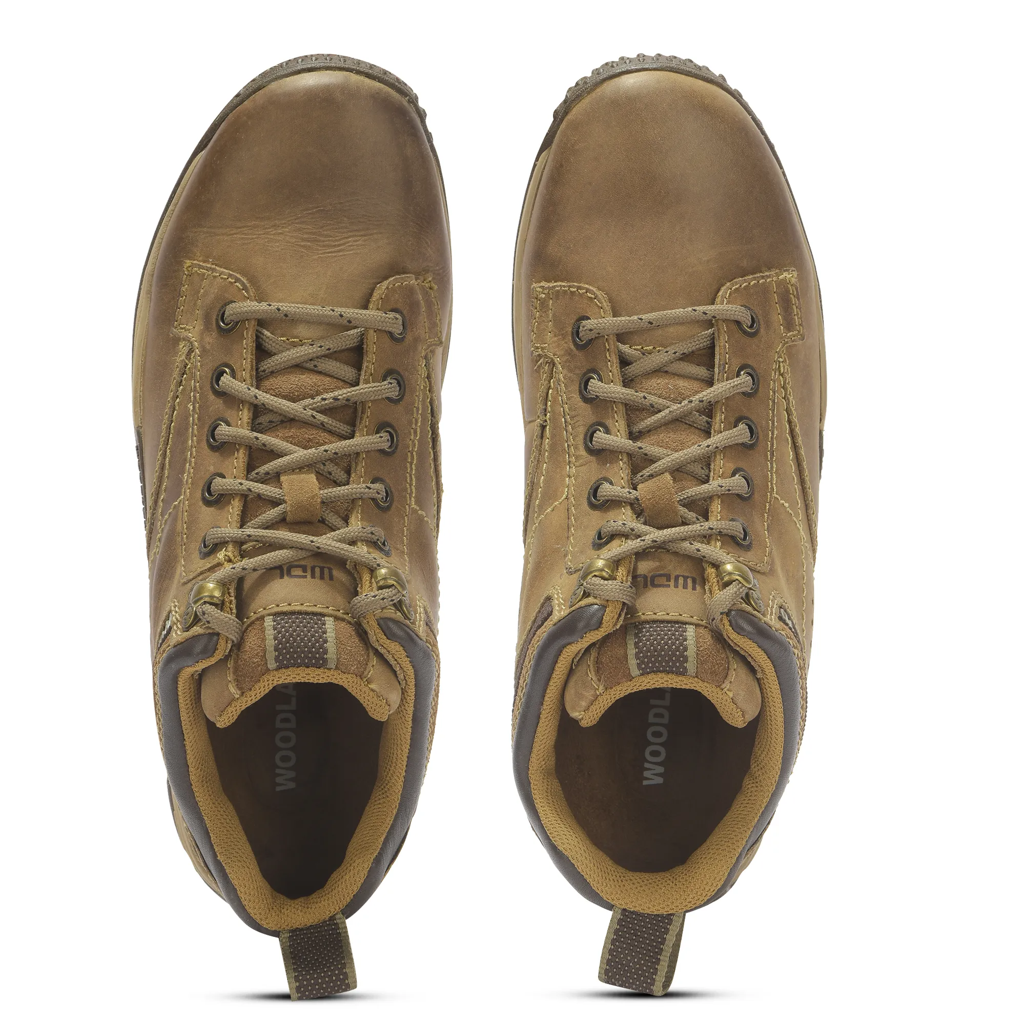 Khaki casual shoes for men - Thumbnail 5