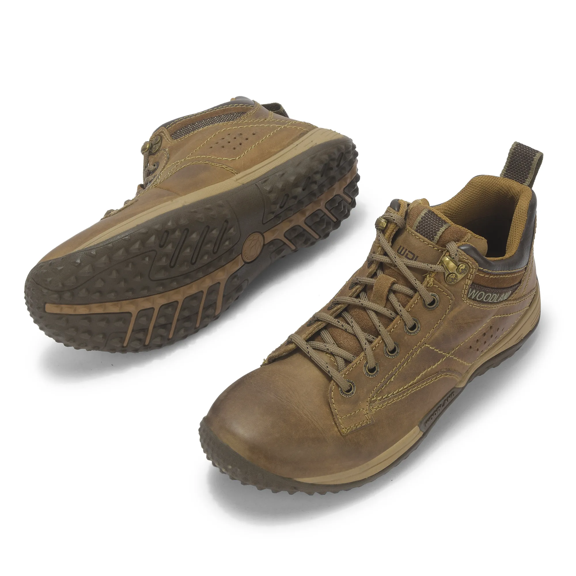 Khaki casual shoes for men - Thumbnail 6