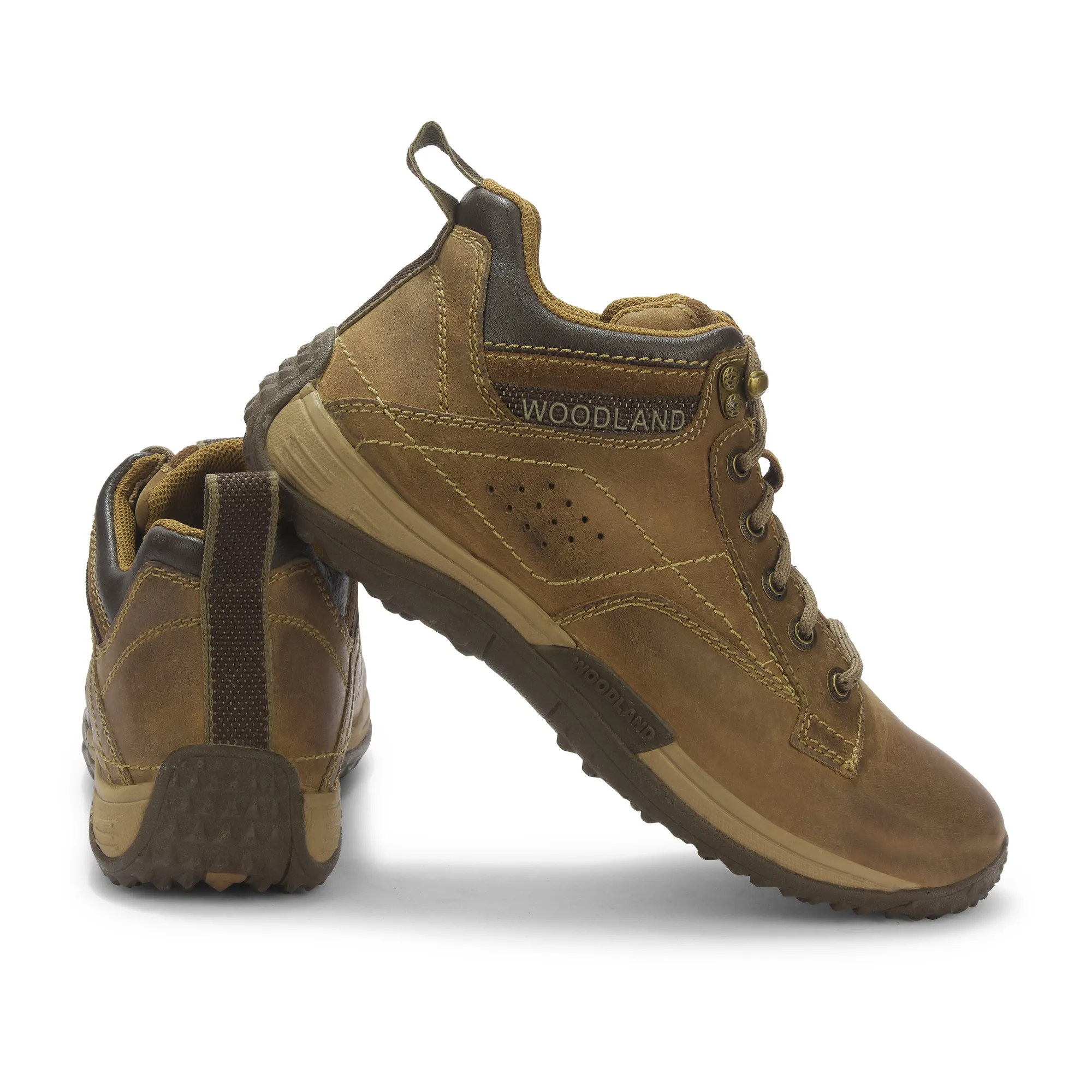 Khaki casual shoes for men - Thumbnail 10