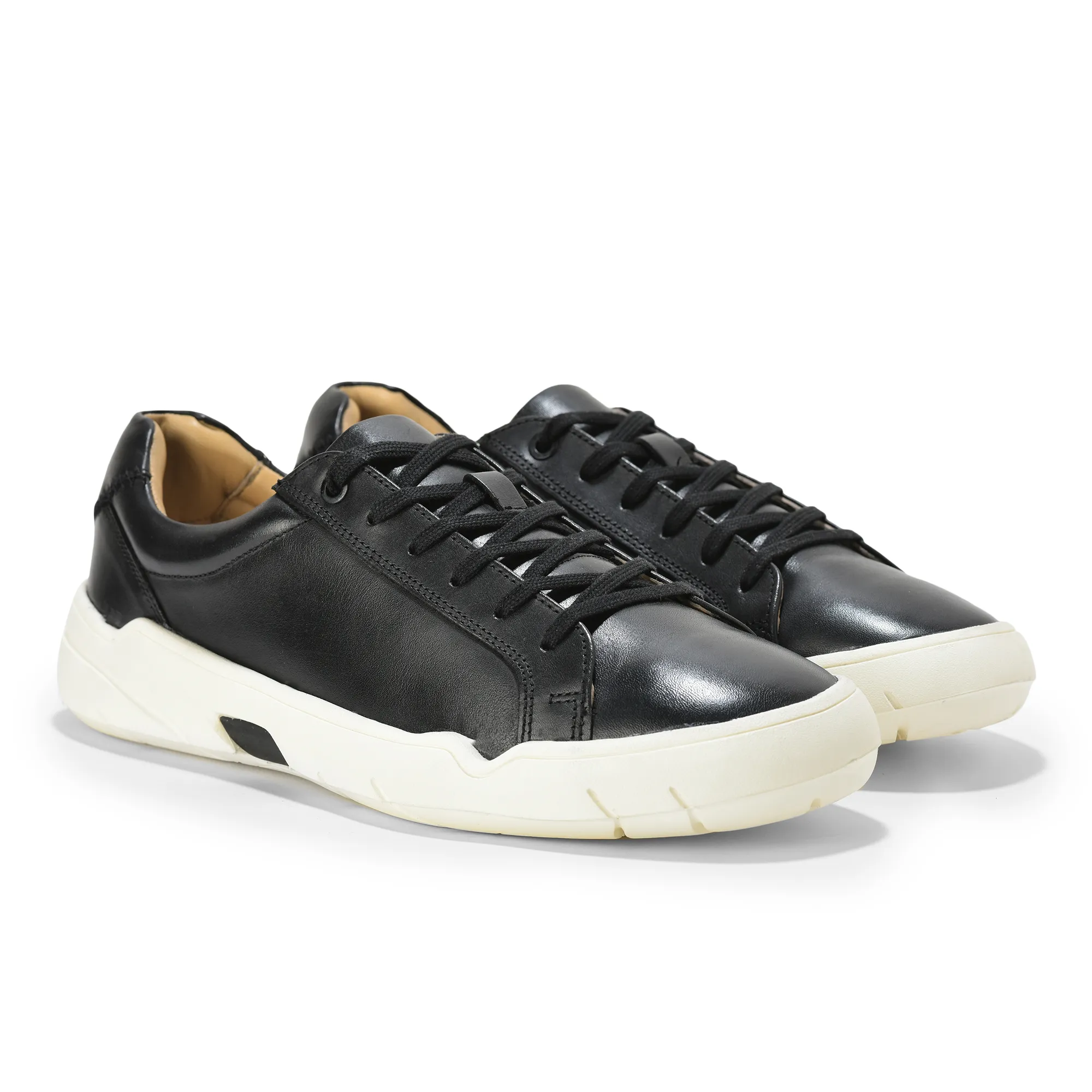Black Woodland Leather Mens Lace Shoes - Thumbnail 6