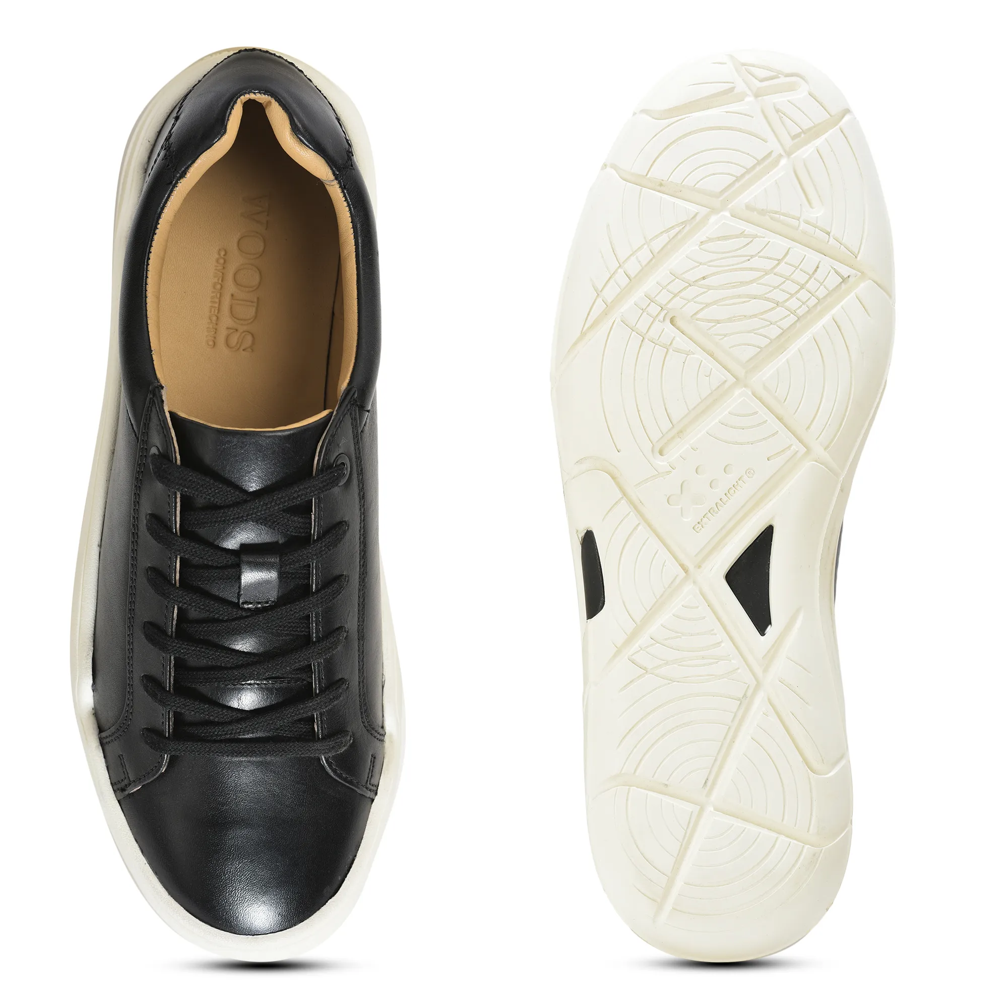 Black Woodland Leather Mens Lace Shoes - Thumbnail 7