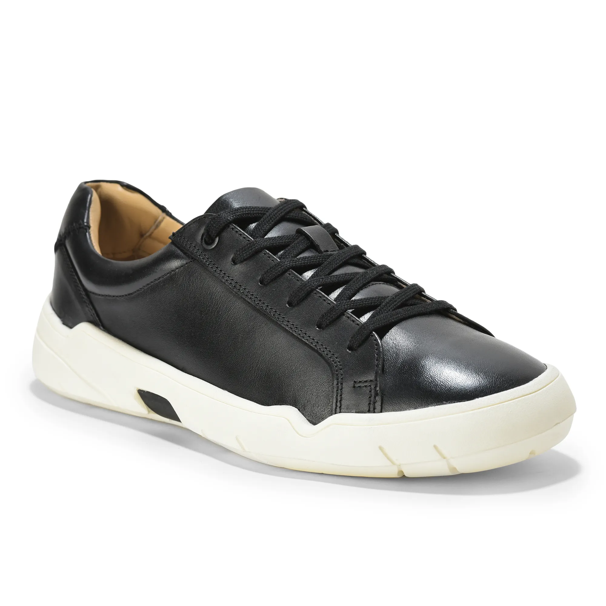 Black Woodland Leather Mens Lace Shoes - Thumbnail 8
