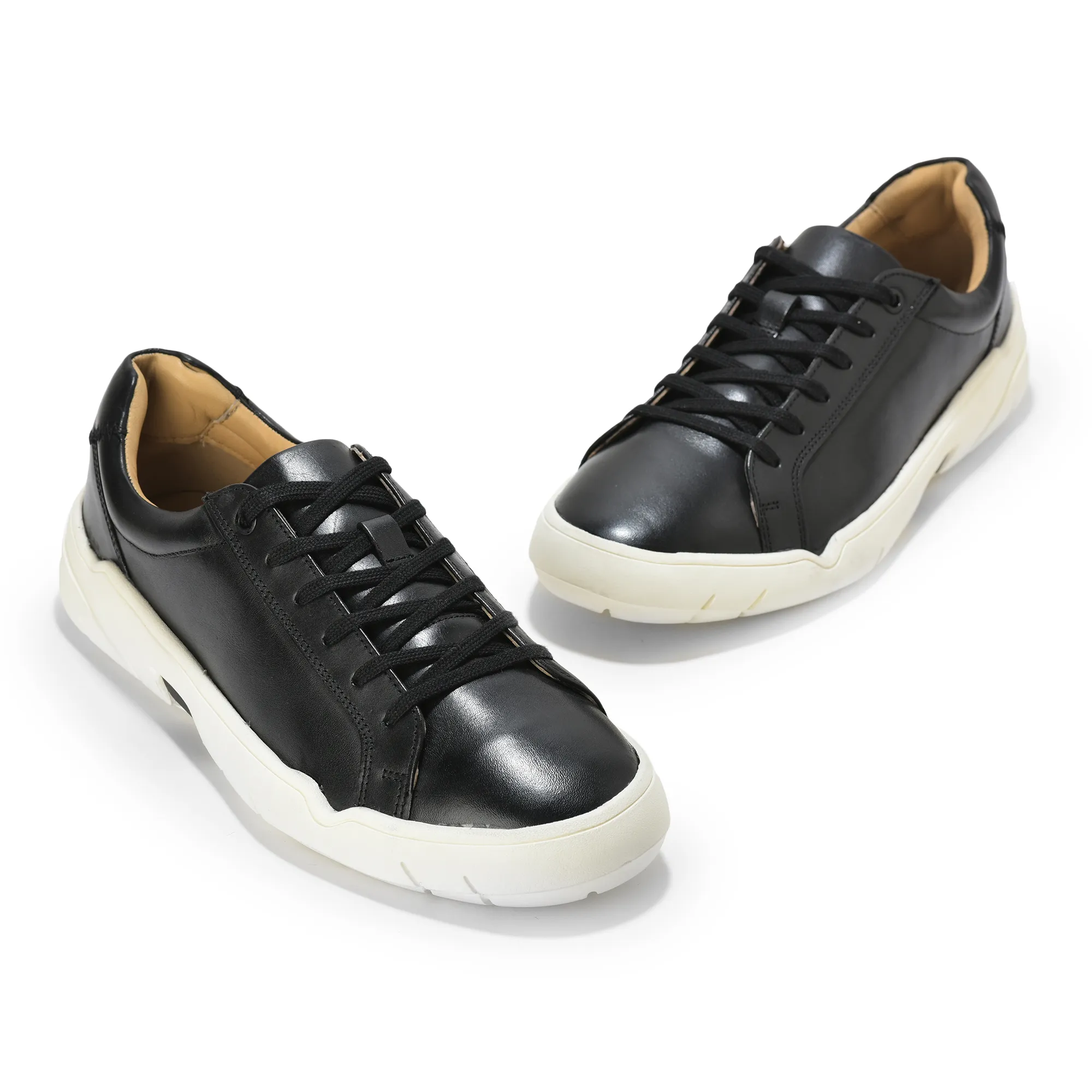 Black Woodland Leather Mens Lace Shoes - Thumbnail 9