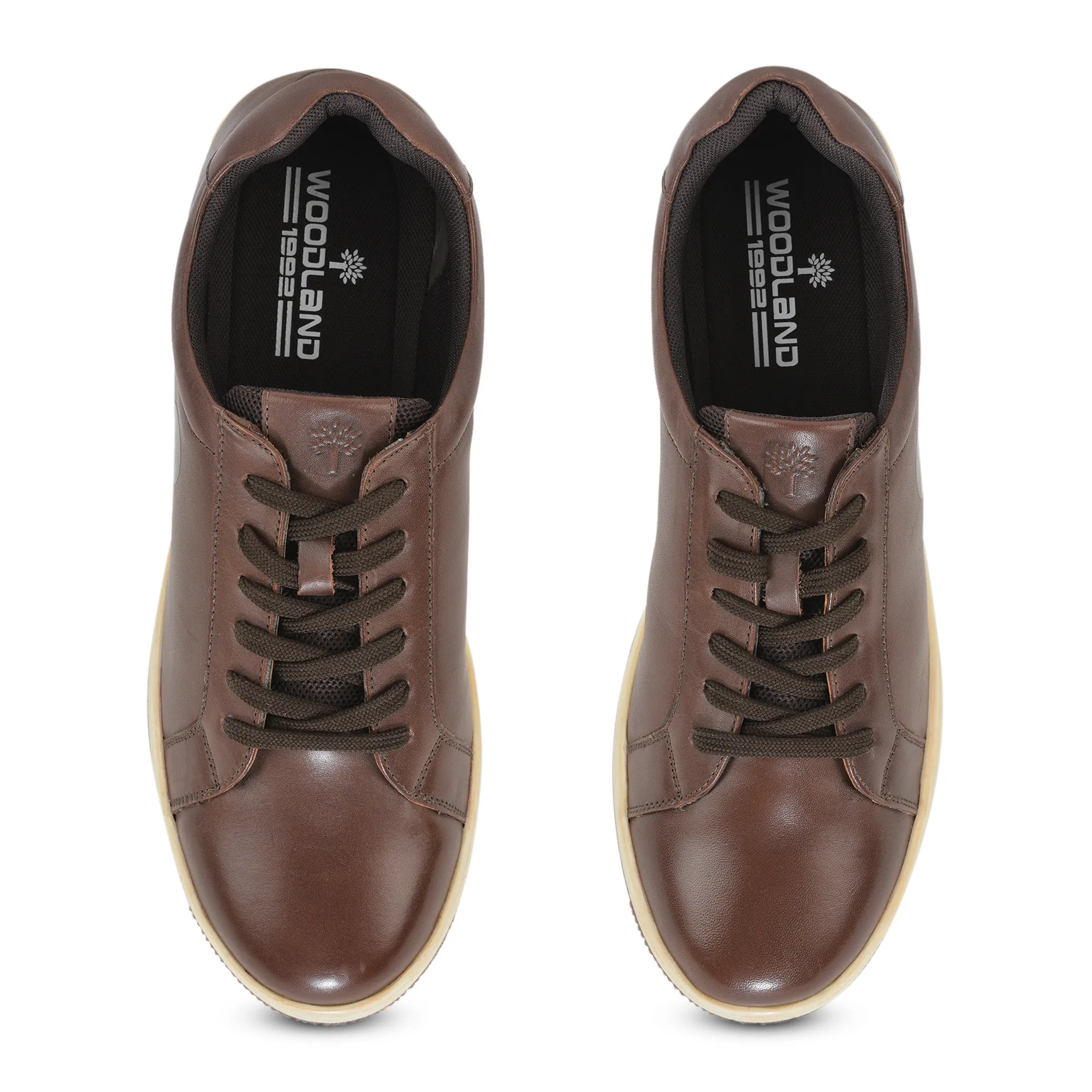 Woodland Brown Softy Crust Minimalist Casual Sneakers - Thumbnail 5