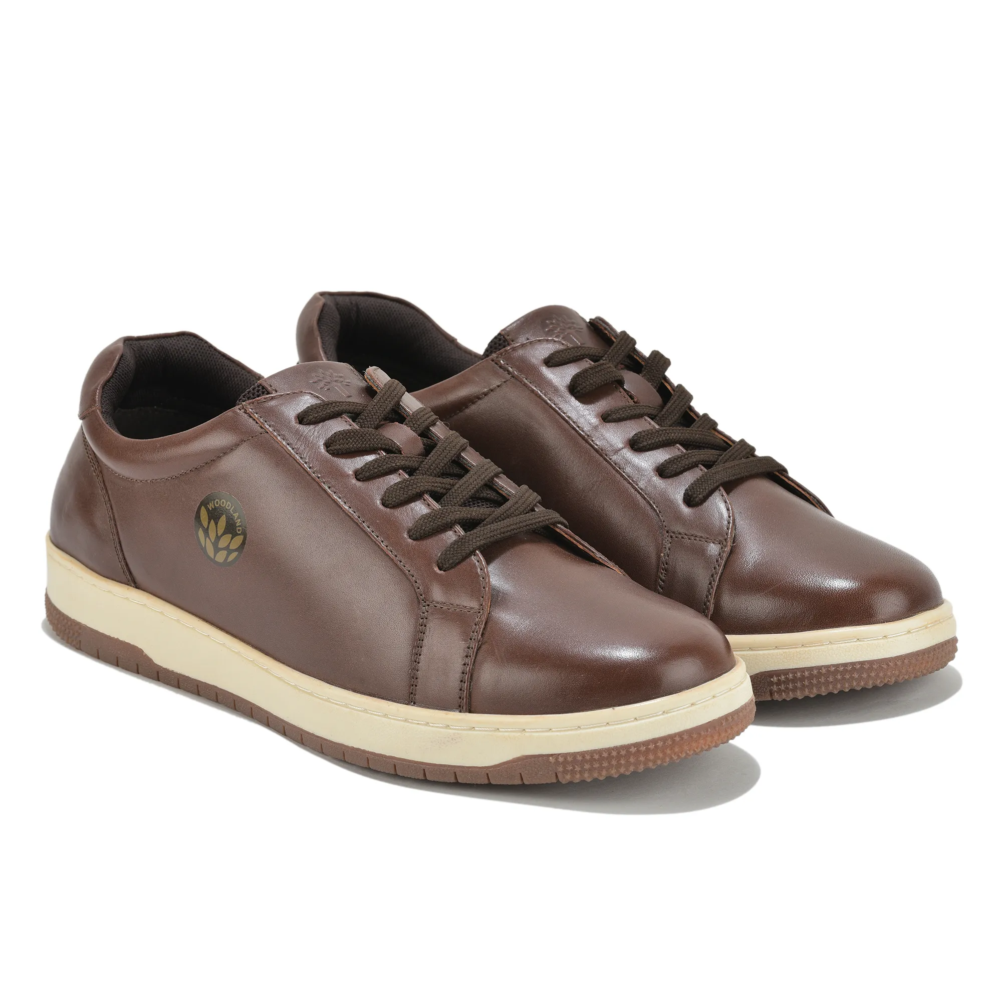 Woodland Brown Softy Crust Minimalist Casual Sneakers - Thumbnail 8