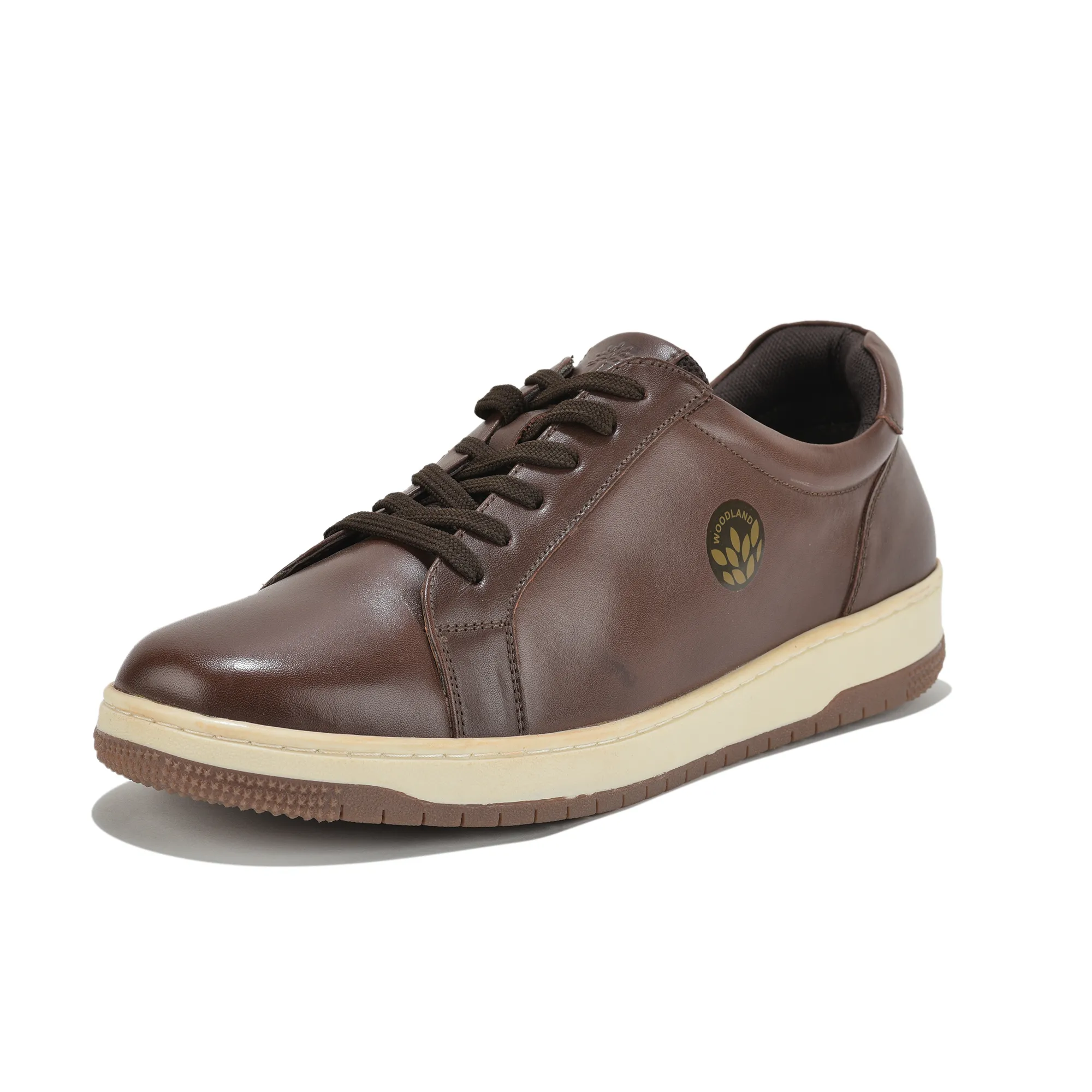 Woodland Brown Softy Crust Minimalist Casual Sneakers - Thumbnail 11