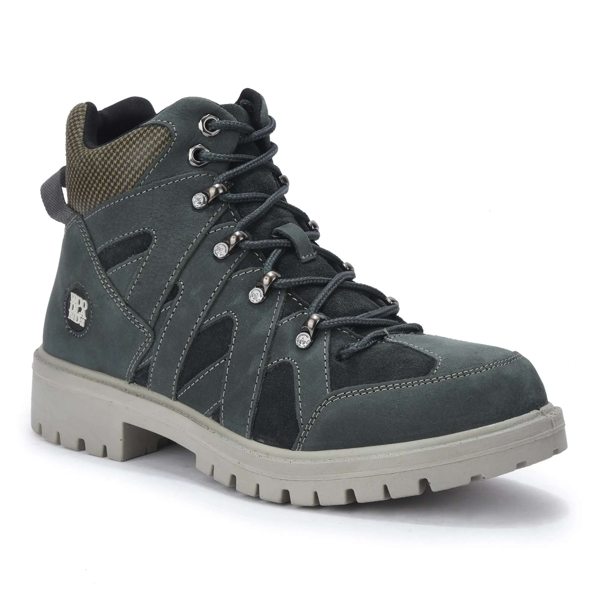 Woodland Men High-Top Dnavy Nubuk Boots - Thumbnail 3