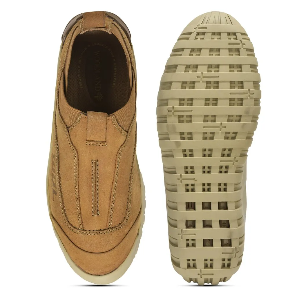 Camel slip-on shoes for men - Thumbnail 7