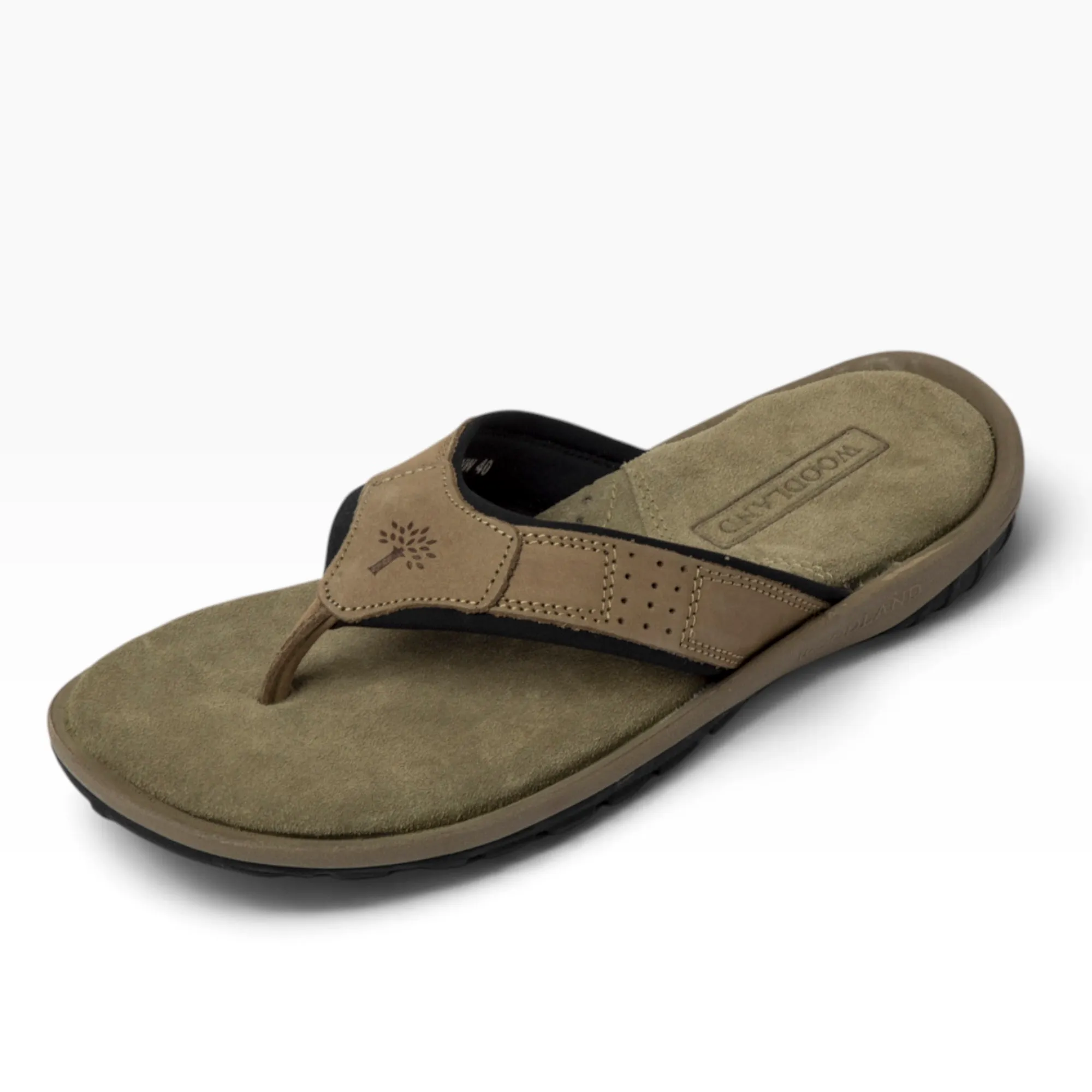 Khaki sandal for men - Thumbnail 3