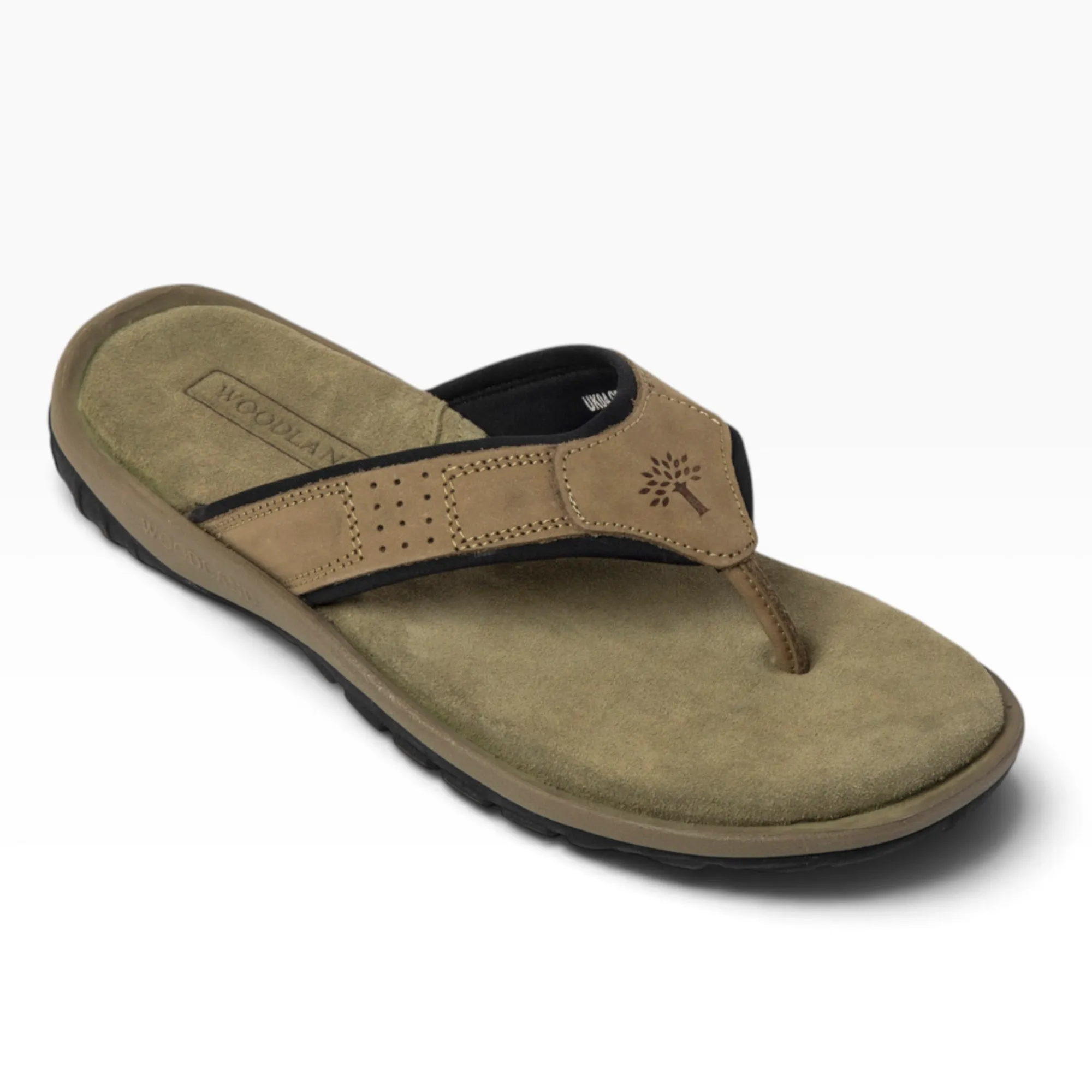Khaki sandal for men - Thumbnail 4