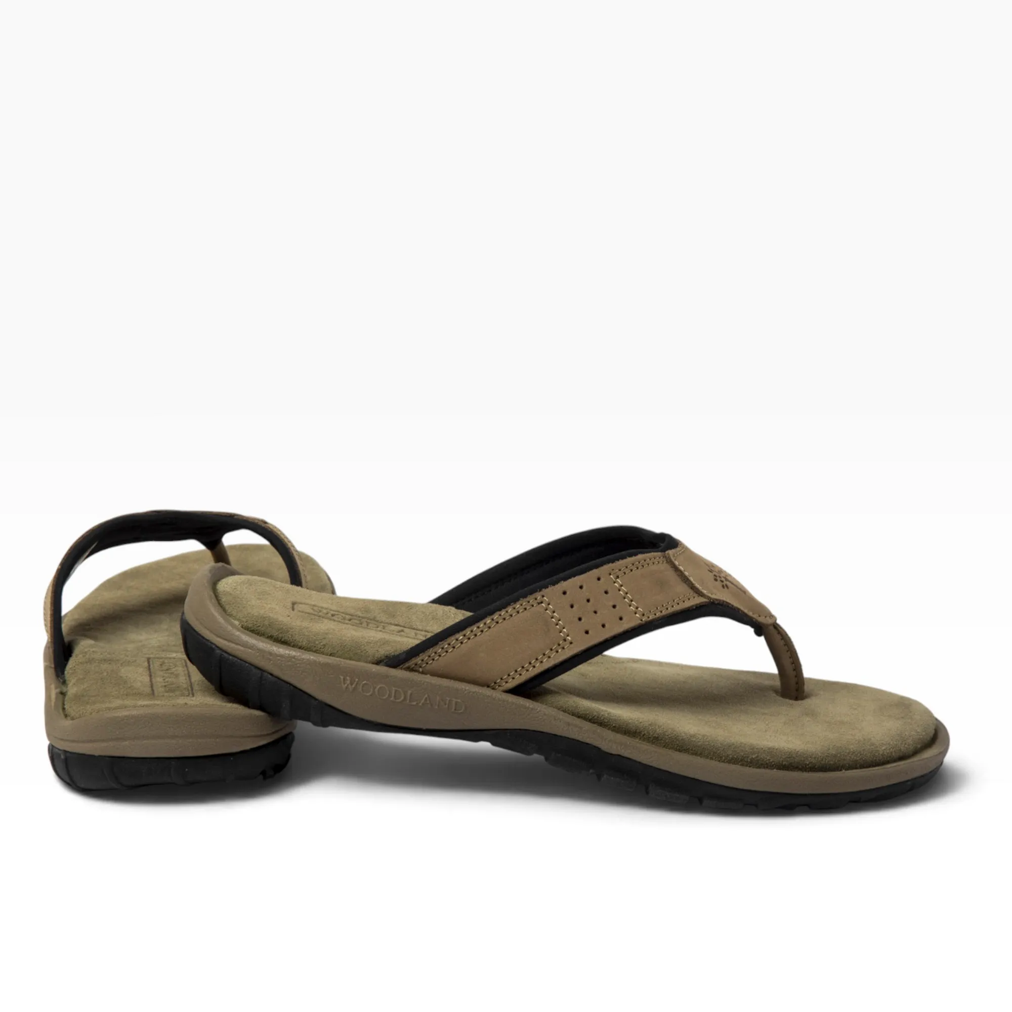 Khaki sandal for men - Thumbnail 14