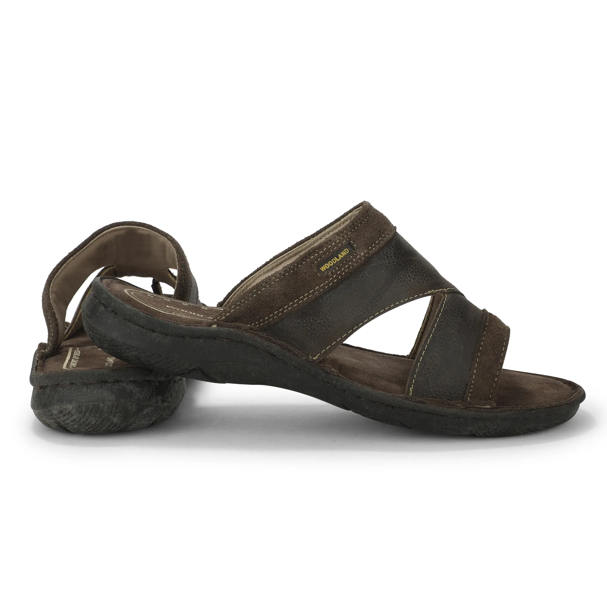 Brown Nubuck Slipper For Men - Thumbnail 10