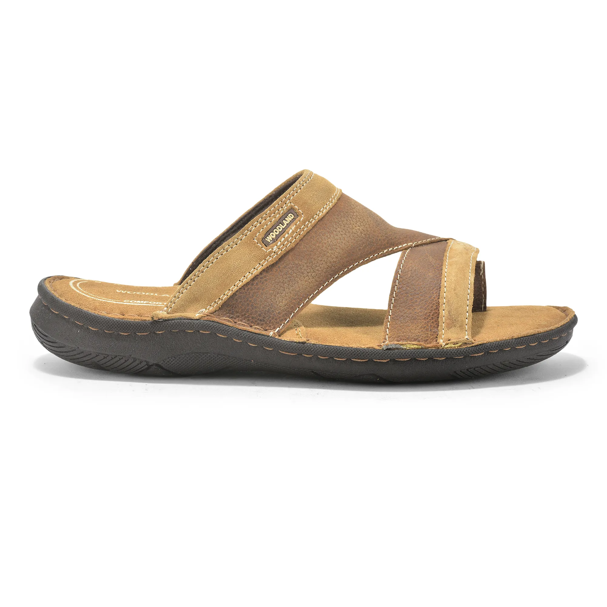 Camel Nubuck Slipper For Men - Image 1