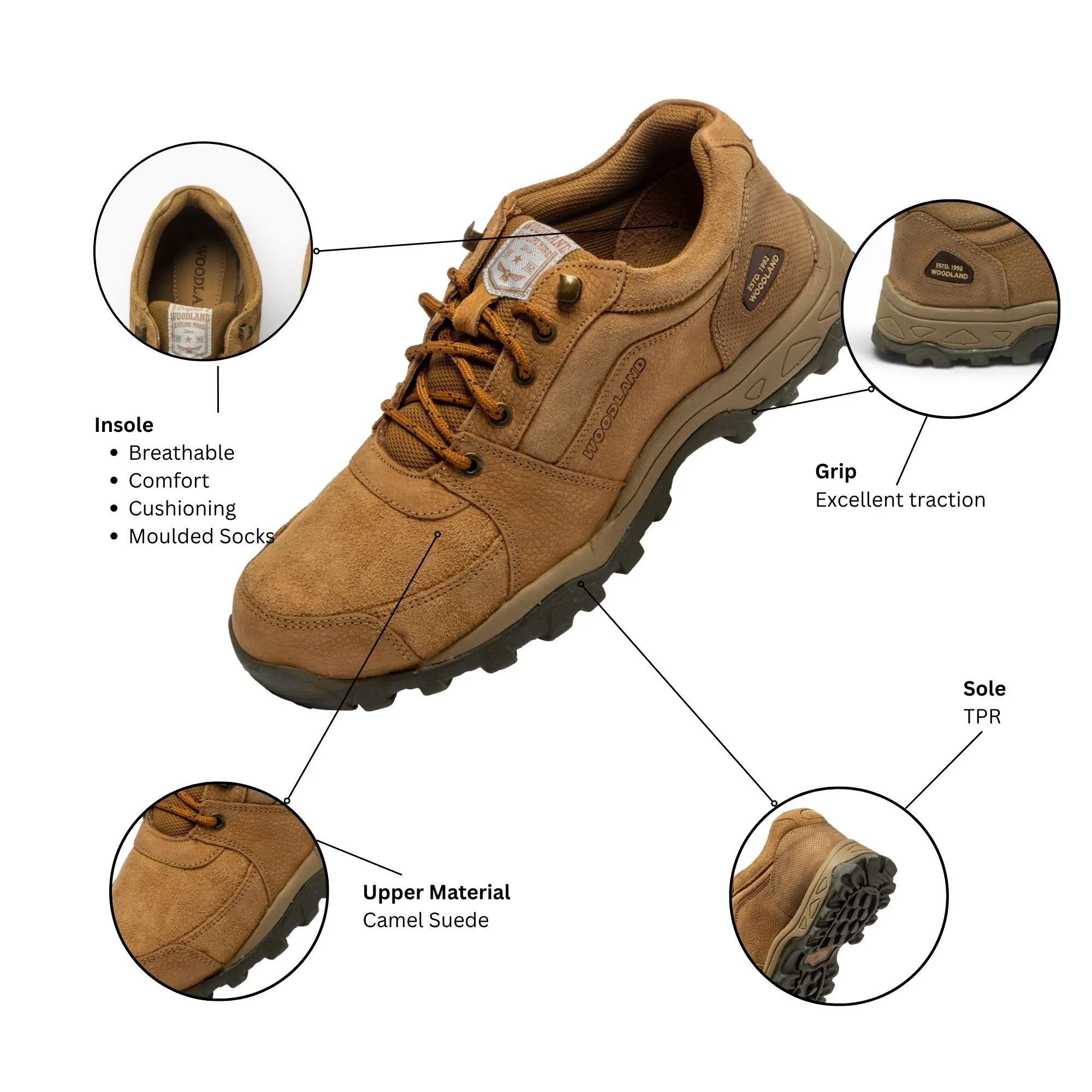 Camel shoes for men - Thumbnail 10