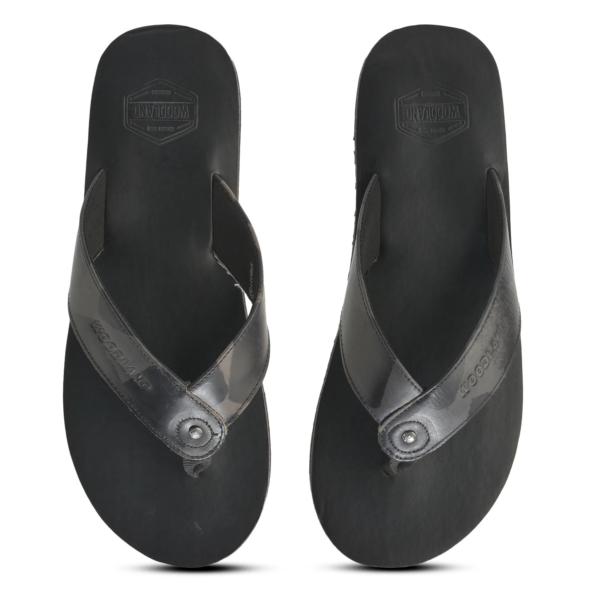 Woodland Black Softy Magma Mens Slipper - Thumbnail 5
