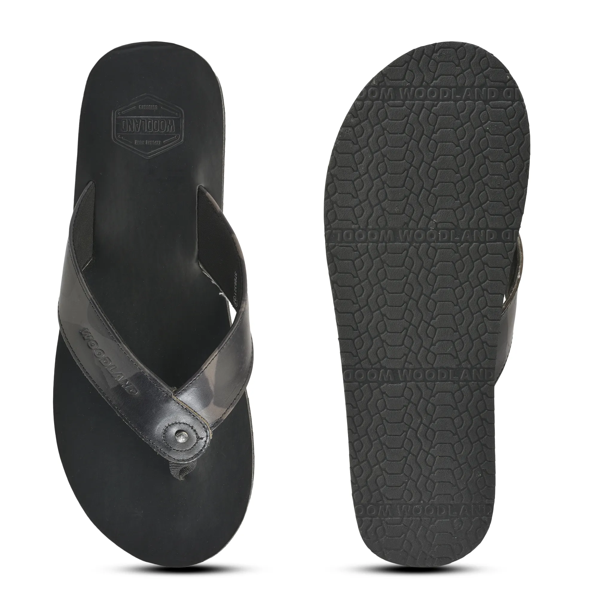 Woodland Black Softy Magma Mens Slipper - Thumbnail 9