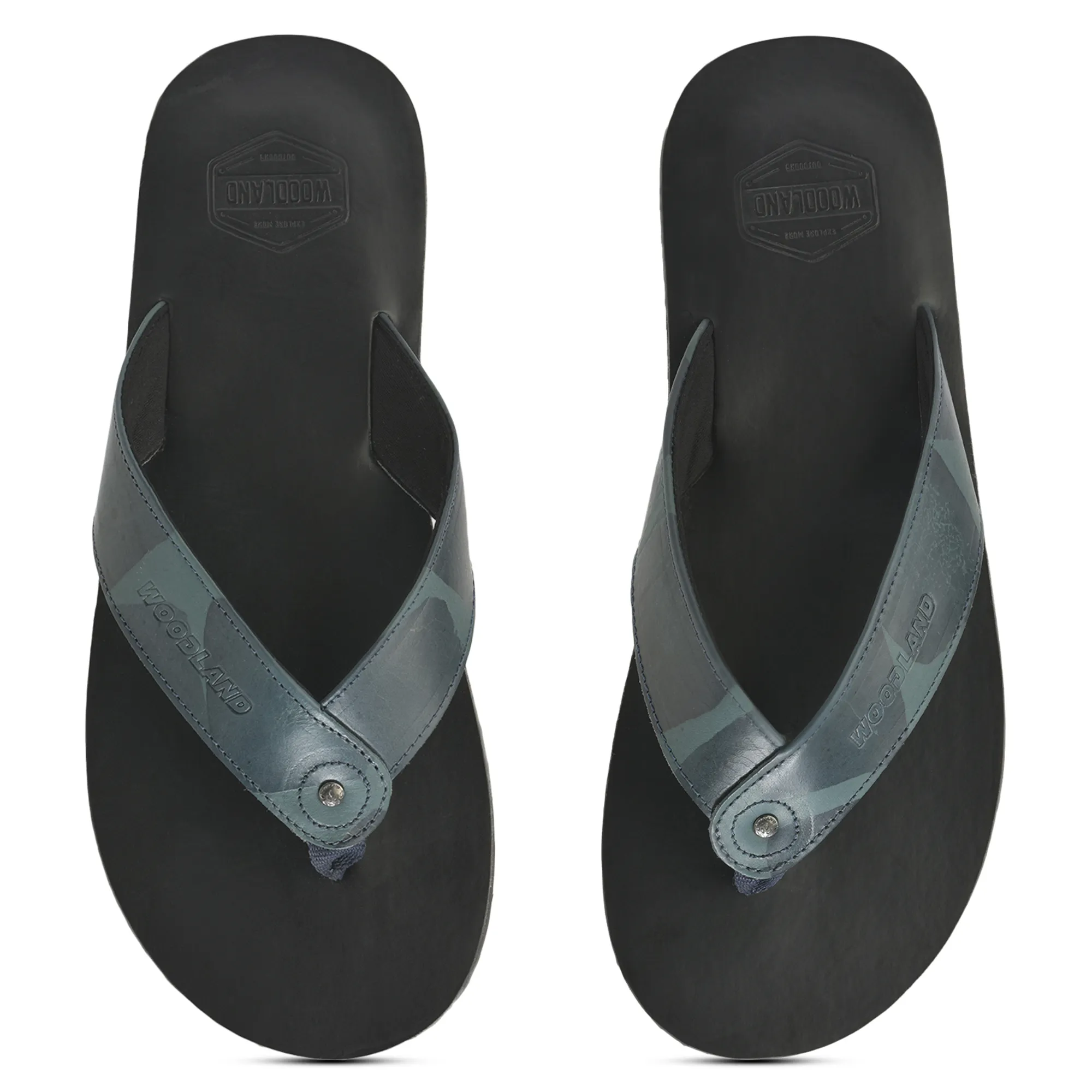 Woodland Blue Softy Magma Mens Slipper - Thumbnail 5