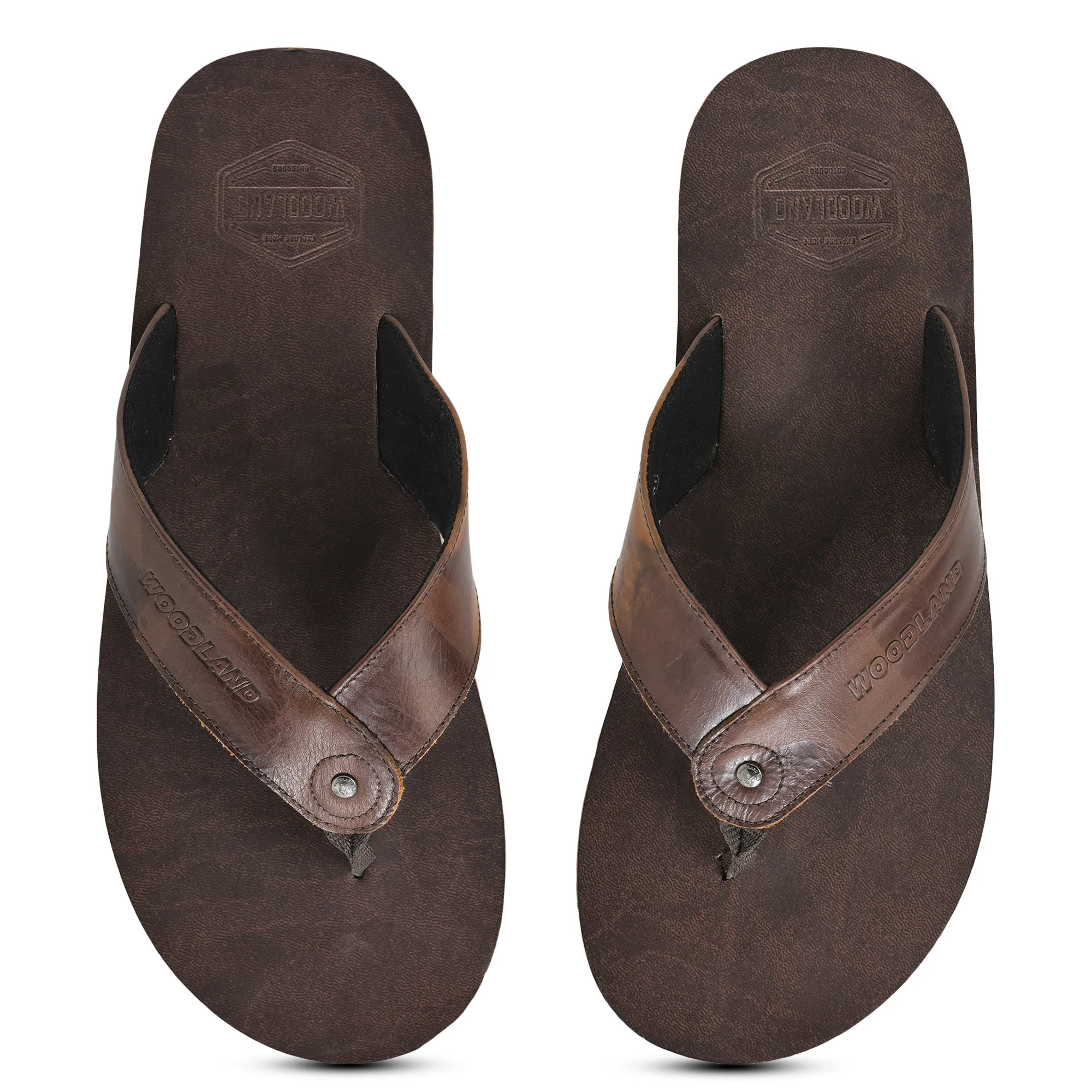 Woodland Brown Softy Magma Mens Slipper - Thumbnail 5