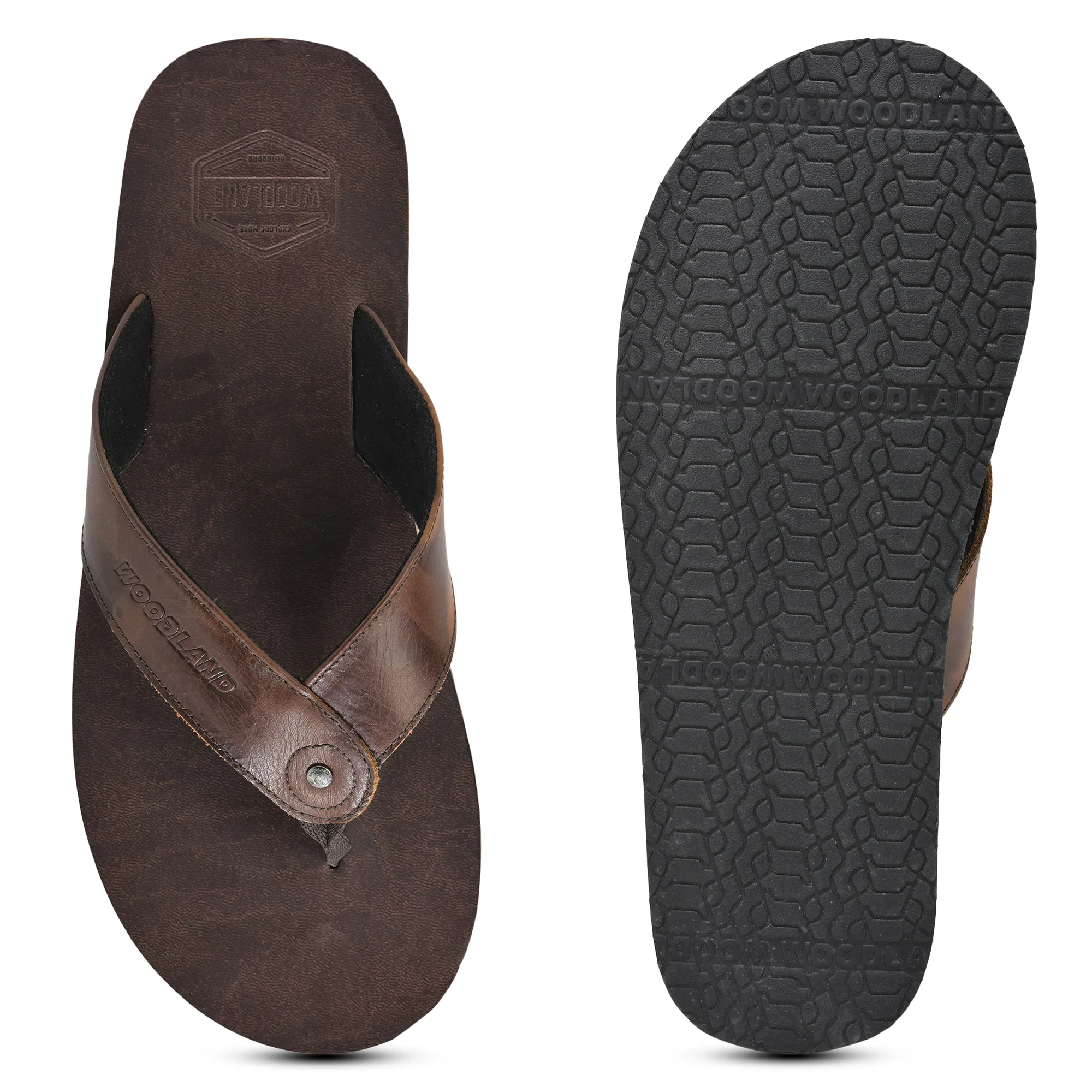 Woodland Brown Softy Magma Mens Slipper - Thumbnail 9