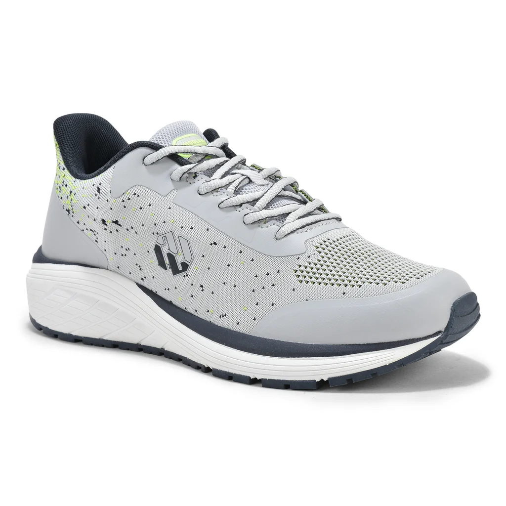 Light Grey Mesh Sports Shoes for Men - Thumbnail 8