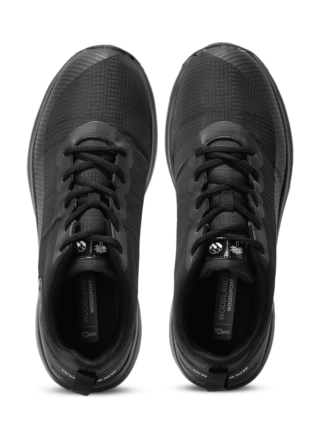 Black  Woodland Men Sports Shoes - Thumbnail 5