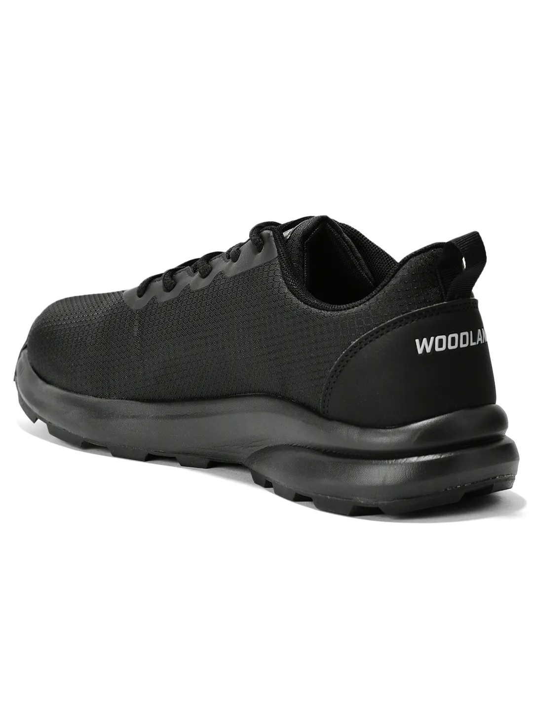 Black  Woodland Men Sports Shoes - Thumbnail 7