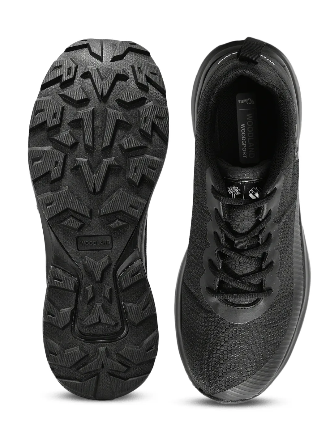 Black  Woodland Men Sports Shoes - Thumbnail 9