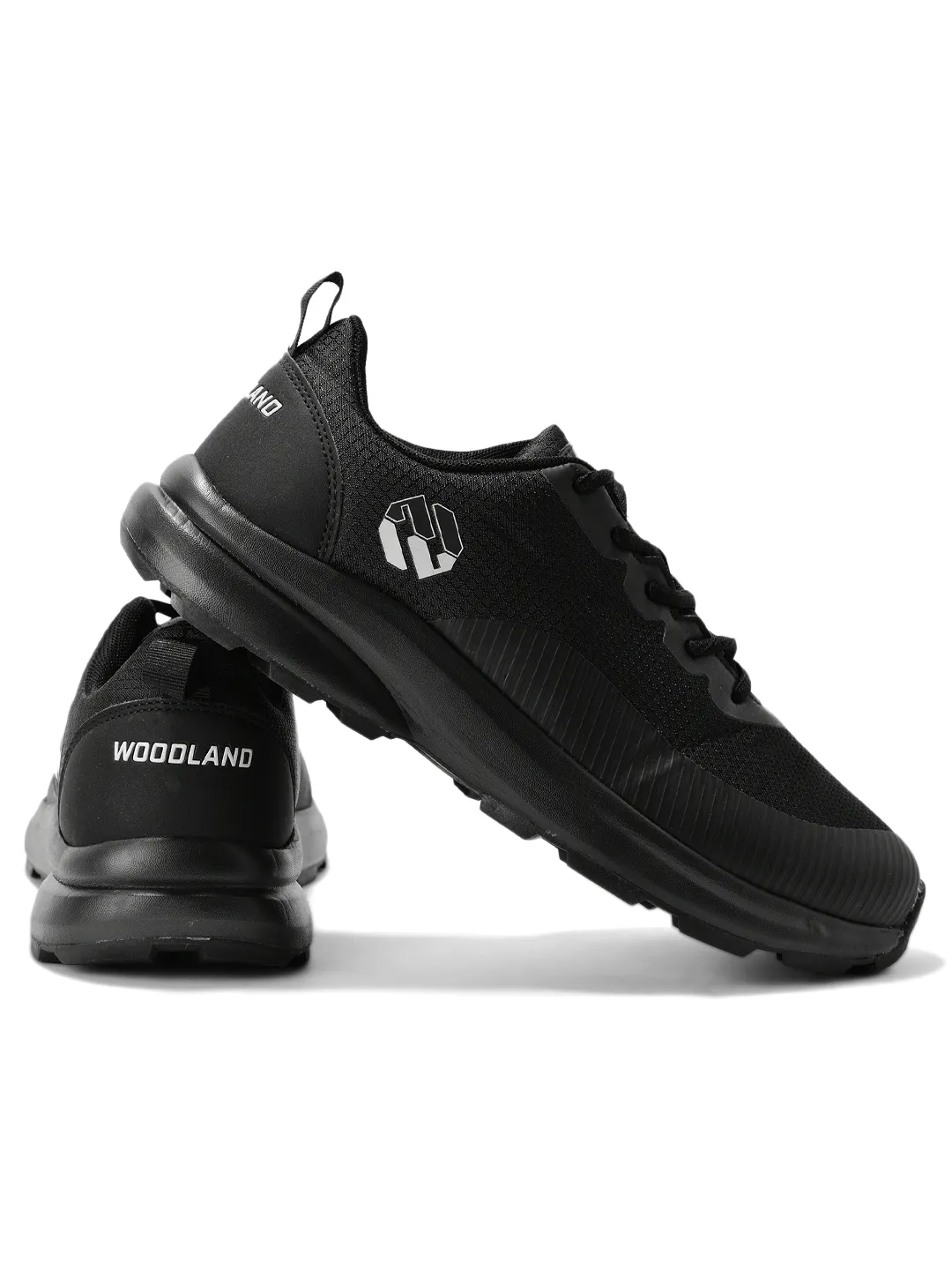 Black  Woodland Men Sports Shoes - Thumbnail 10