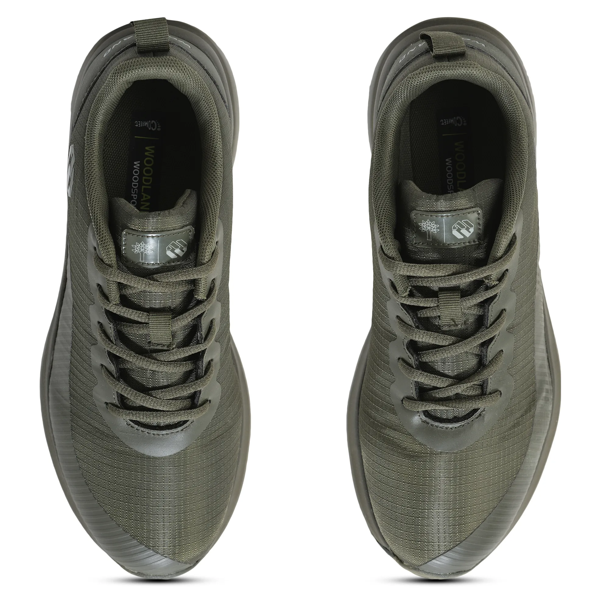 Olive Green  Woodland Men Sports Shoes - Thumbnail 5