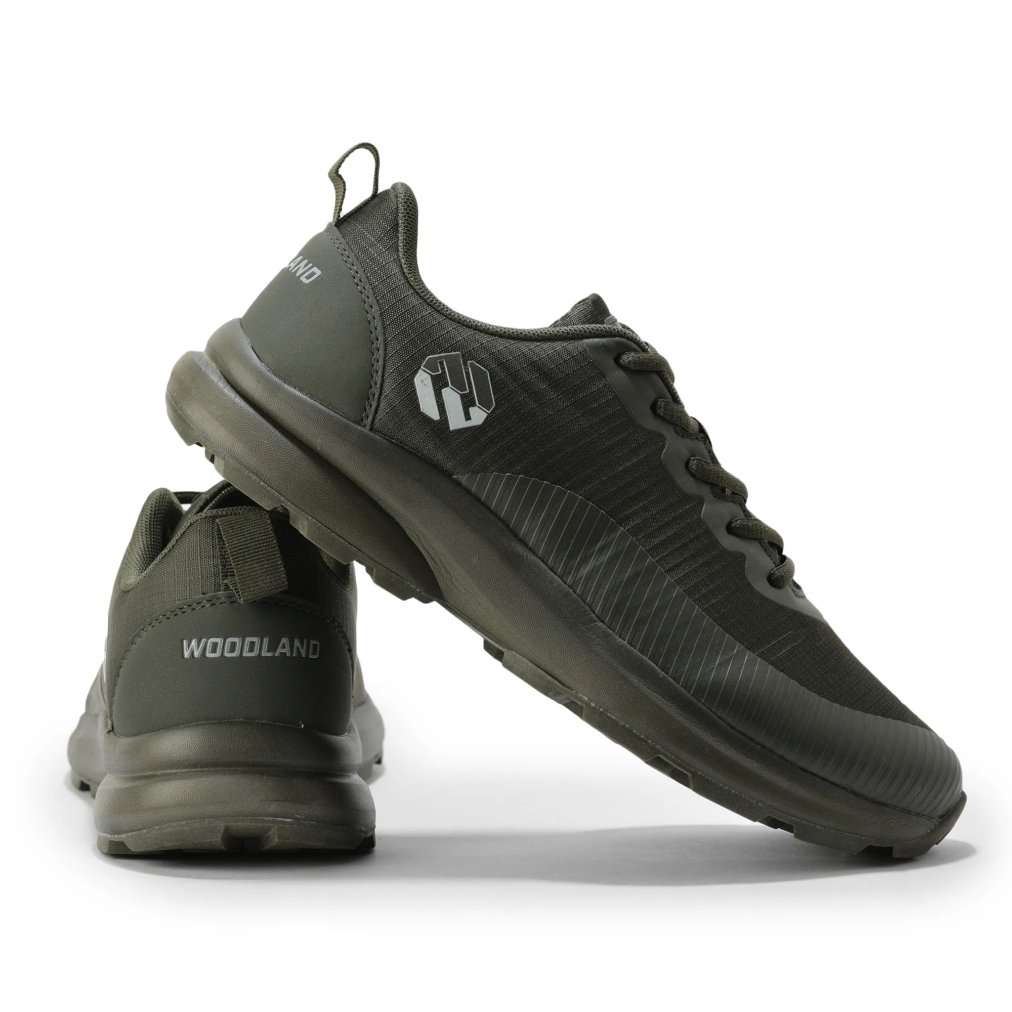 Olive Green  Woodland Men Sports Shoes - Thumbnail 10