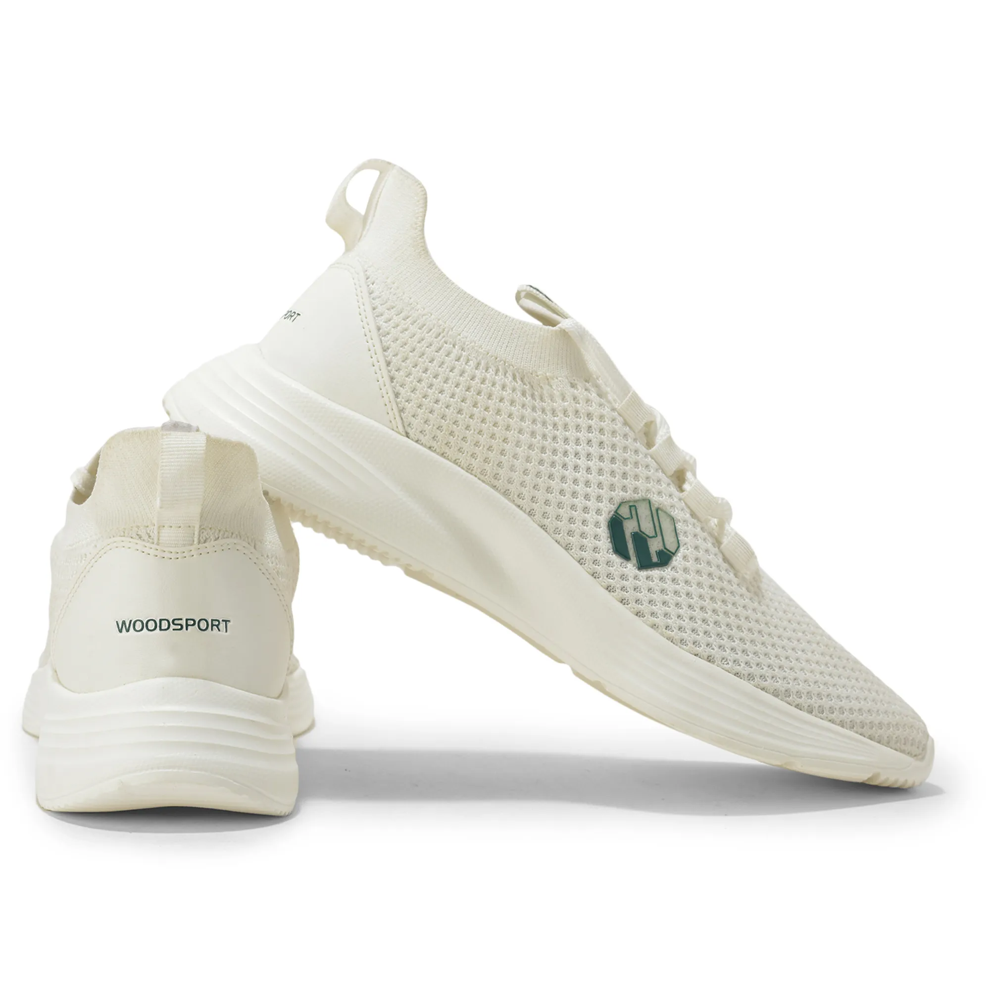 White Slip-on shoe for men - Thumbnail 10