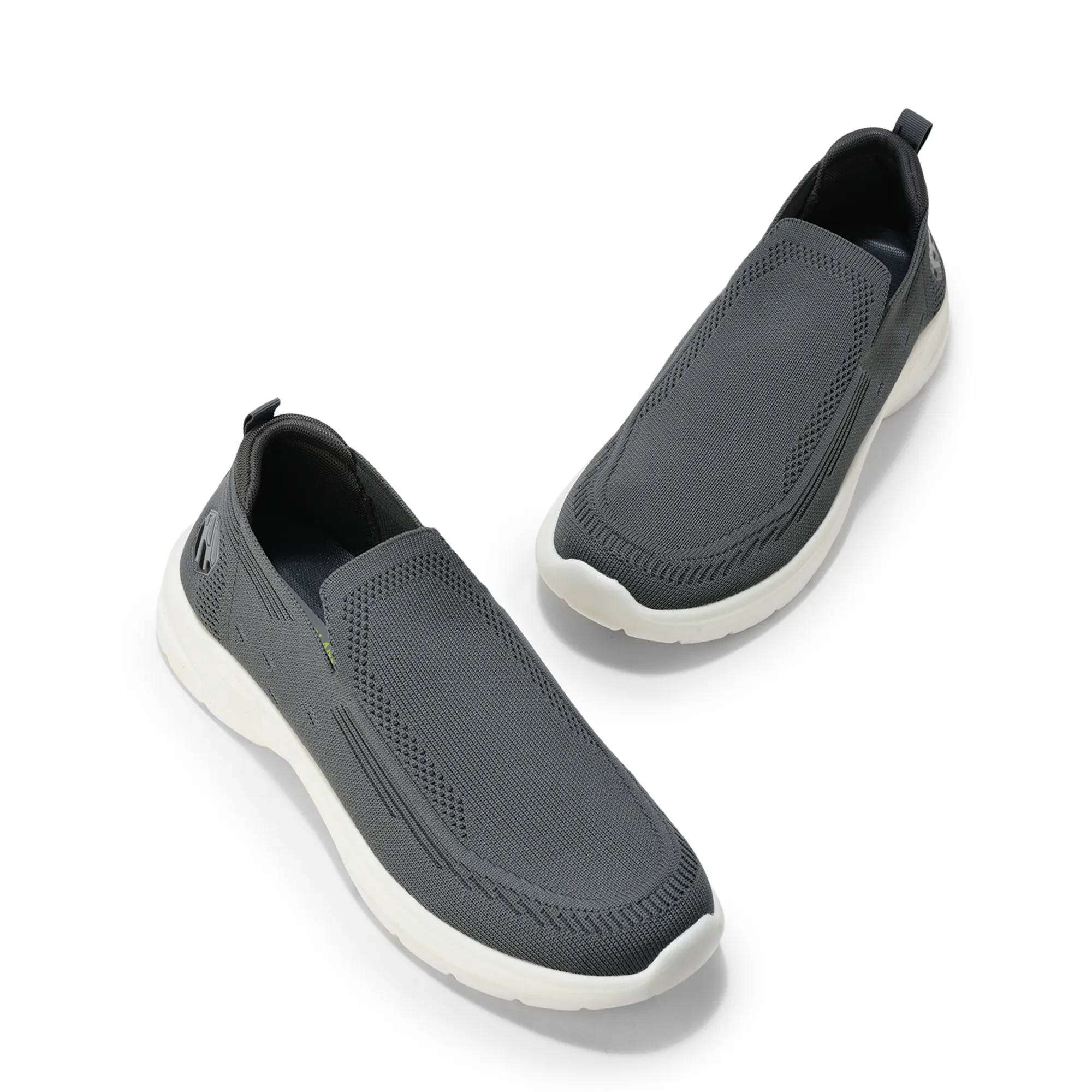 Black Slip-on Shoe for Men - Thumbnail 4
