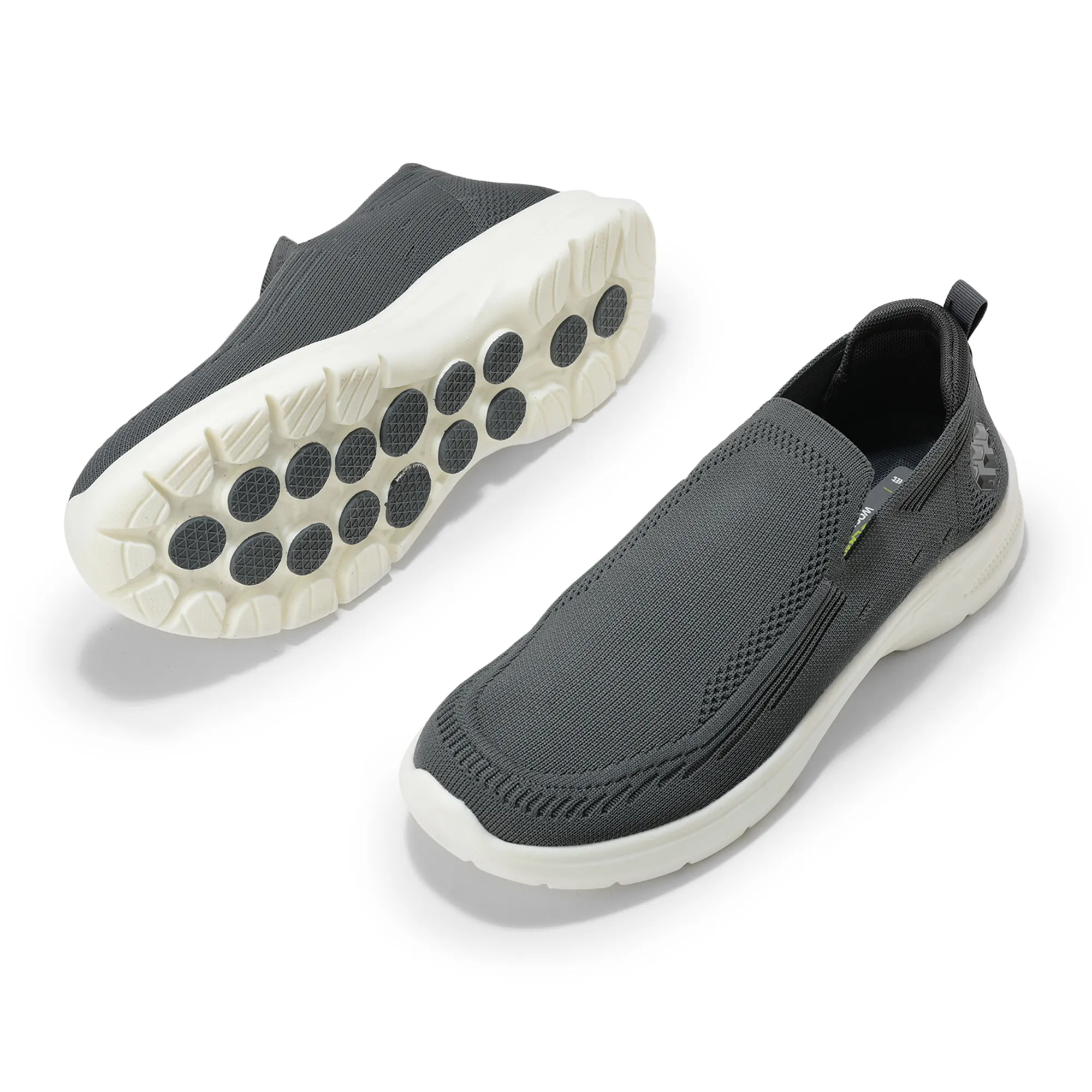 Black Slip-on Shoe for Men - Thumbnail 6