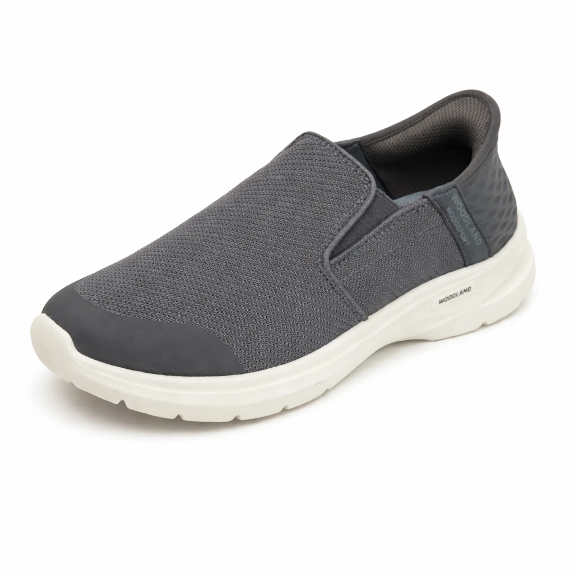 Woodland Men's Grey Peak Mesh Sports Shoes - Thumbnail 11