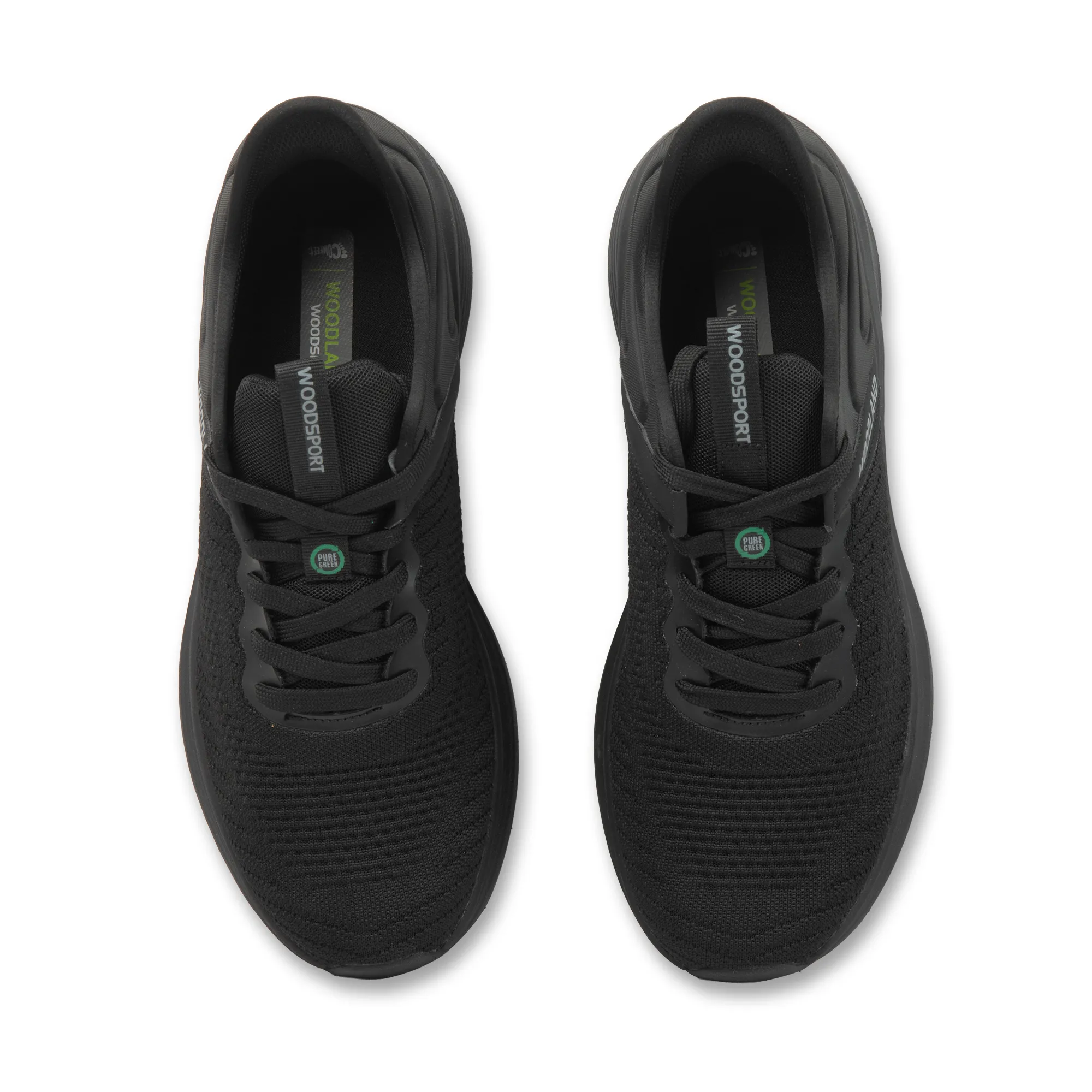 Woodland Men’S Black Mesh Motion Sports Shoes - Thumbnail 5