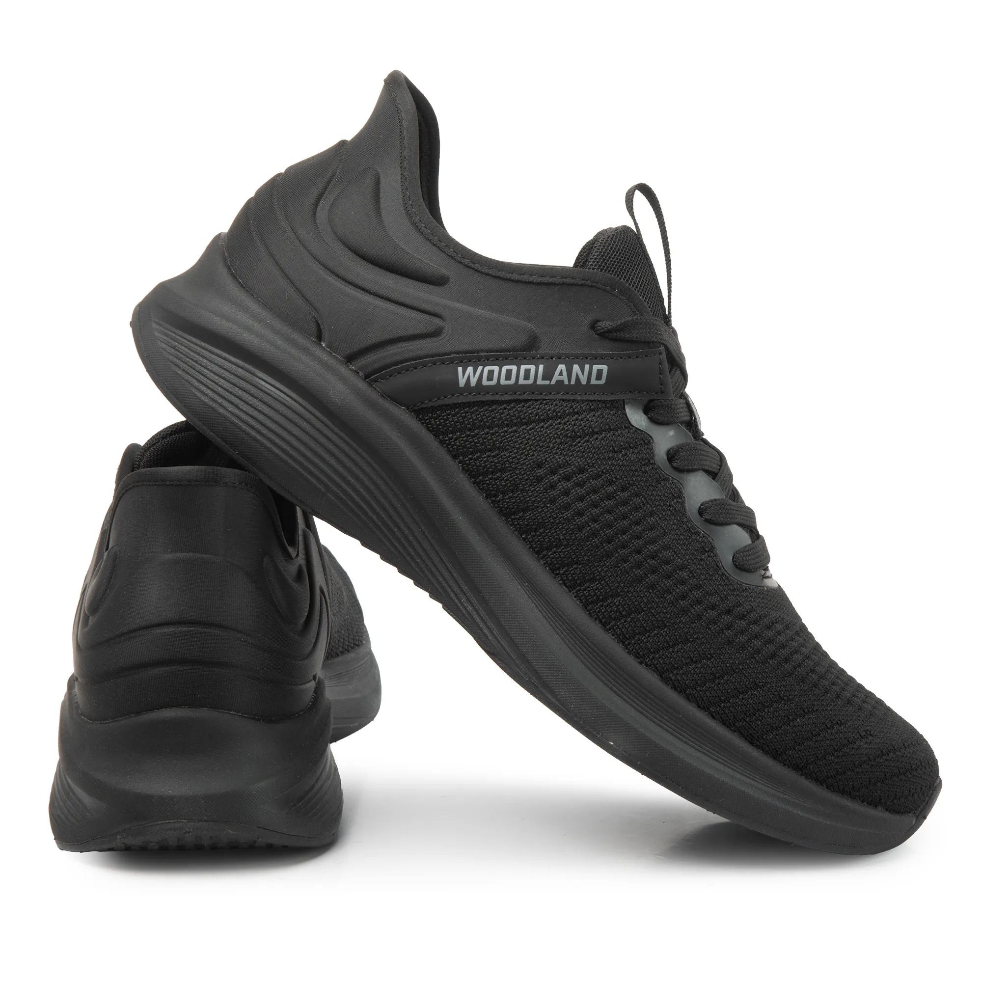 Woodland Men’S Black Mesh Motion Sports Shoes - Thumbnail 10