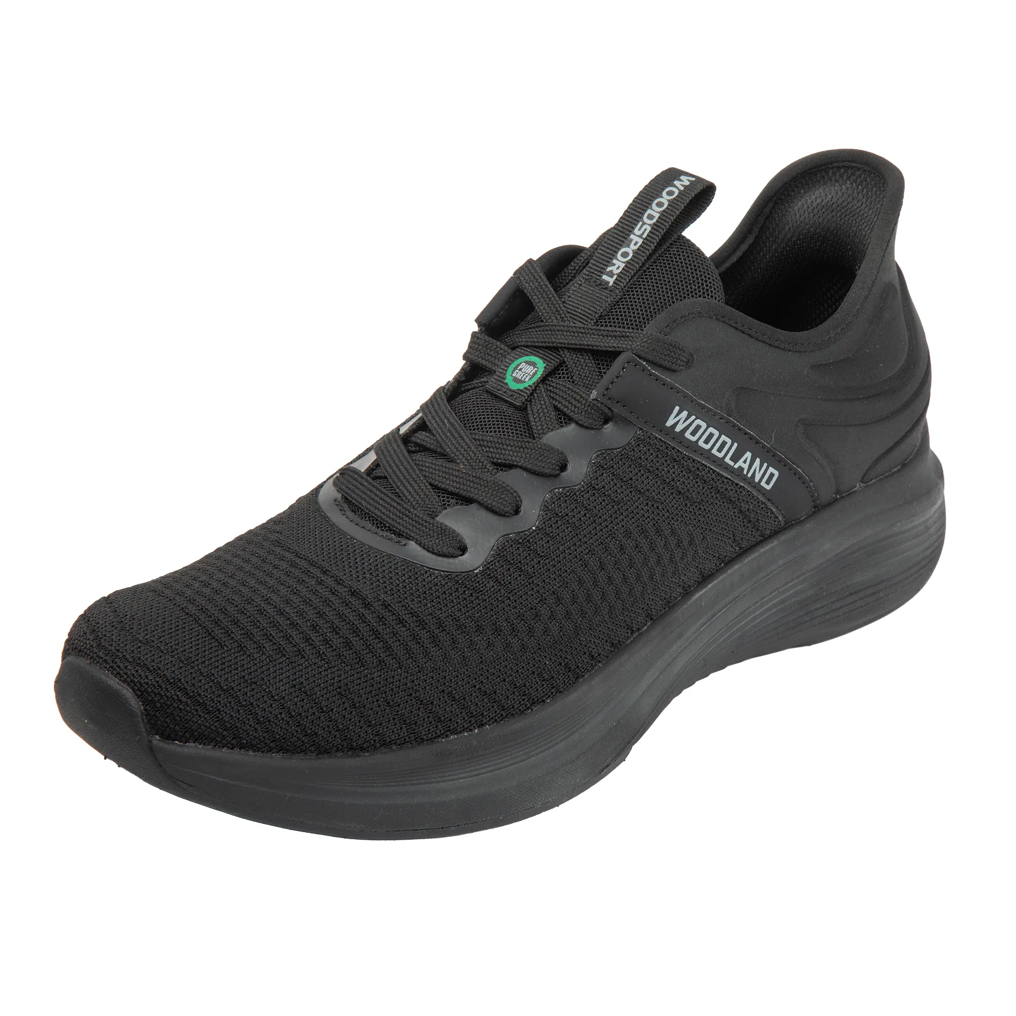 Woodland Men’S Black Mesh Motion Sports Shoes - Thumbnail 11