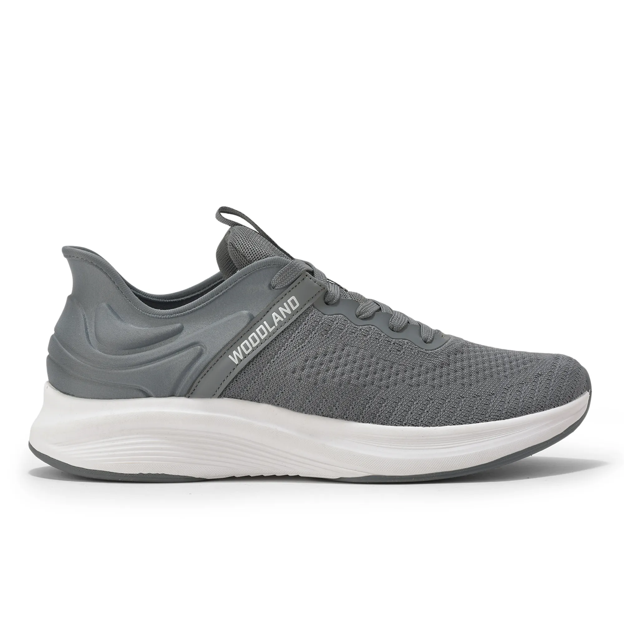 Woodland Men’S Grey Mesh Motion Sports Shoes - Thumbnail 2