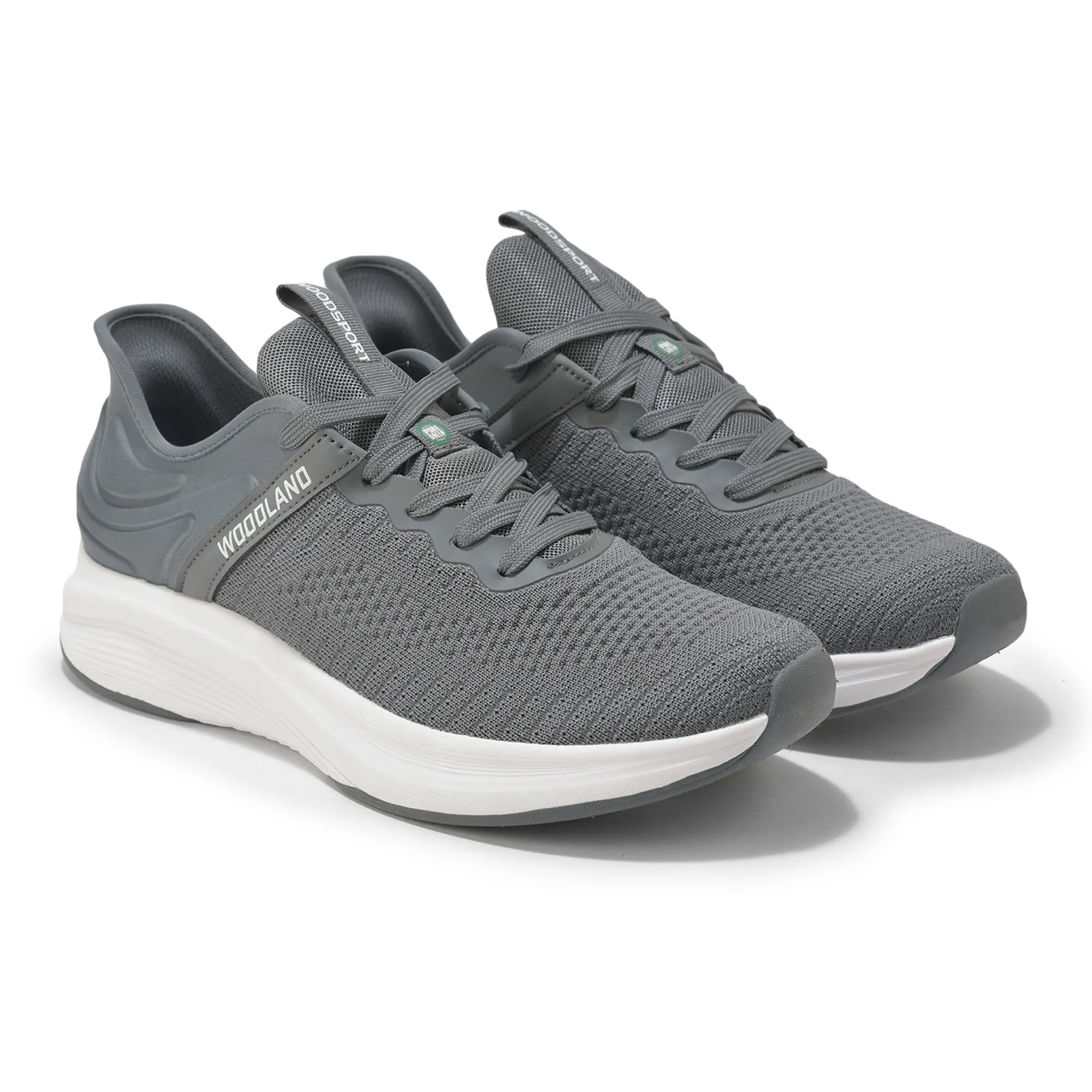 Woodland Men’S Grey Mesh Motion Sports Shoes - Thumbnail 8
