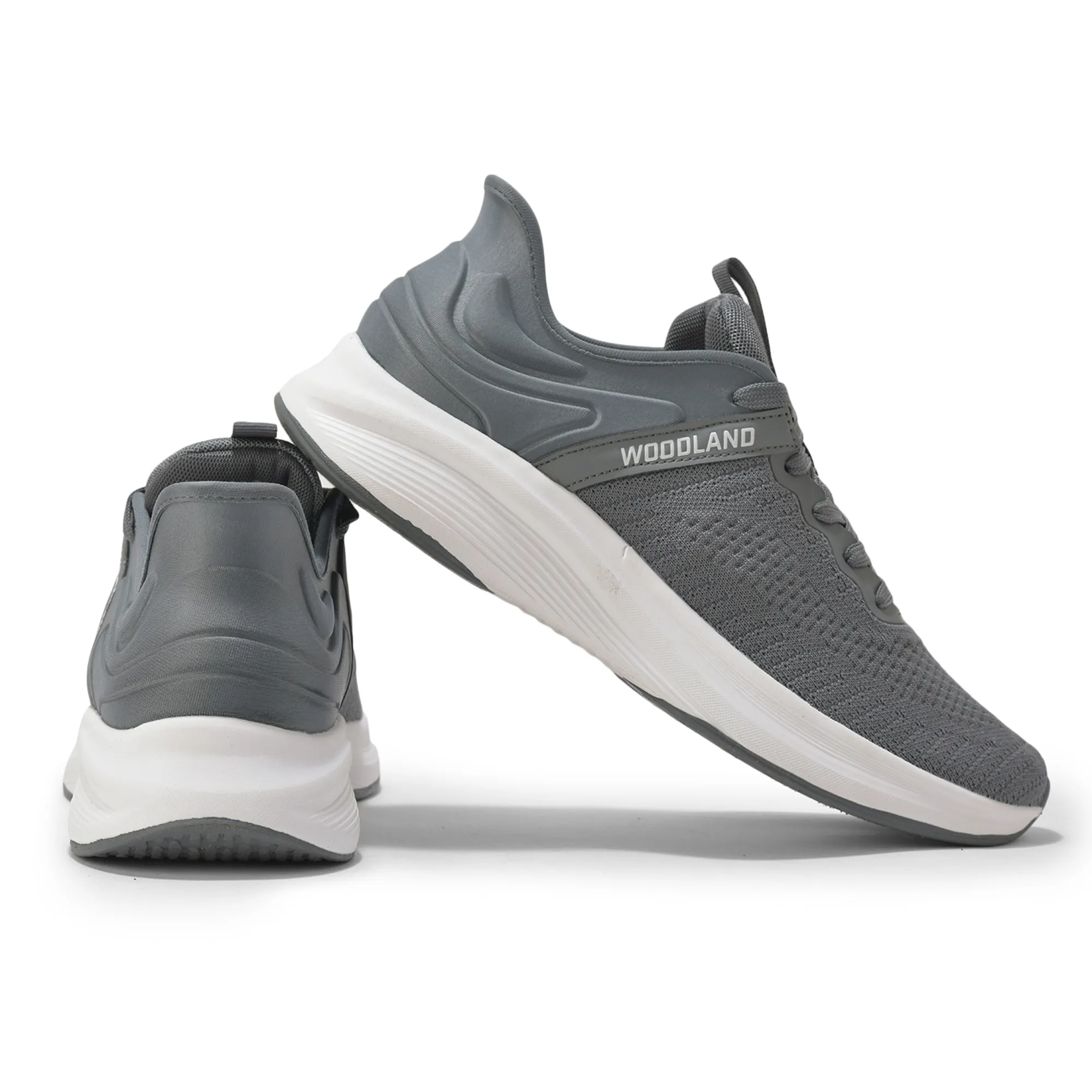 Woodland Men’S Grey Mesh Motion Sports Shoes - Thumbnail 10